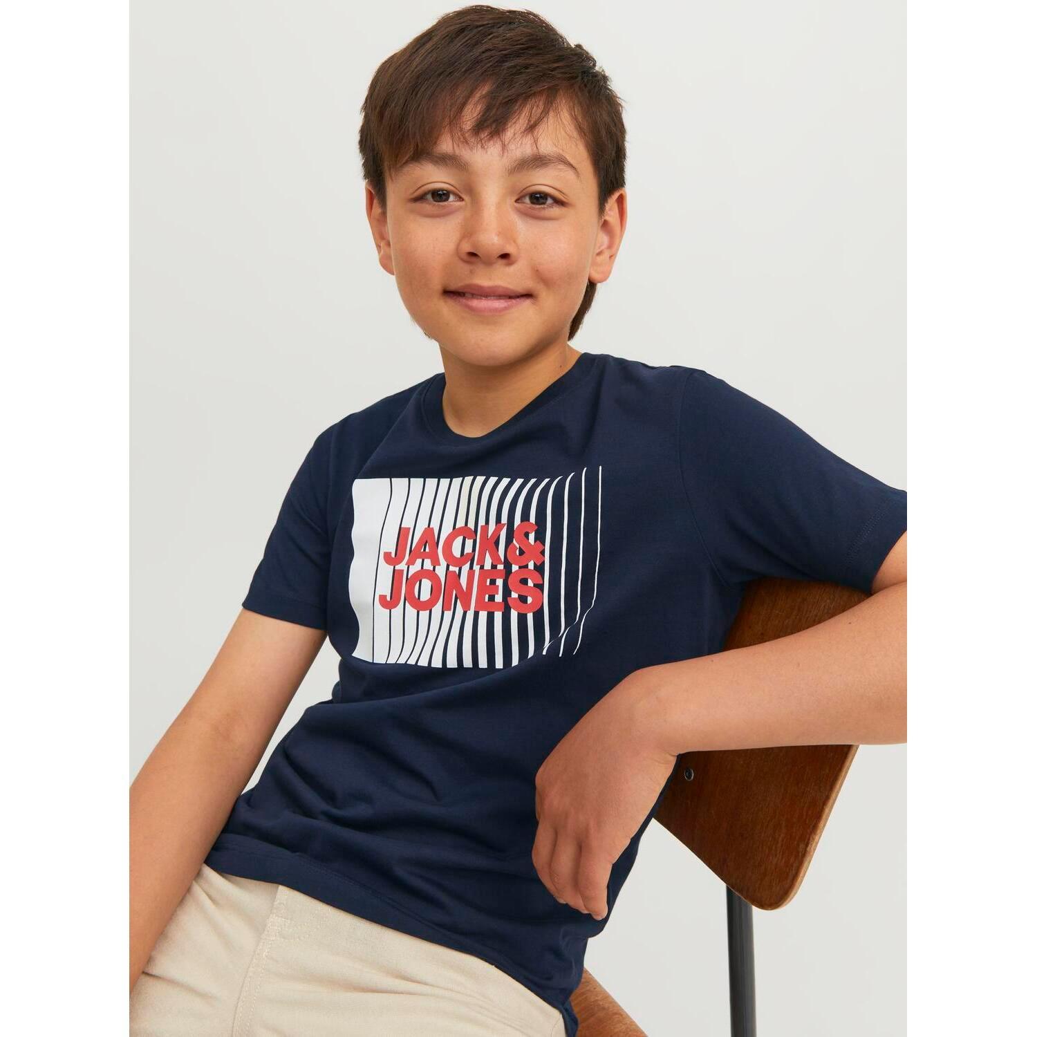JACK & JONES T-Shirt mit Rundhalsausschnitt Kind Corp Logo Play