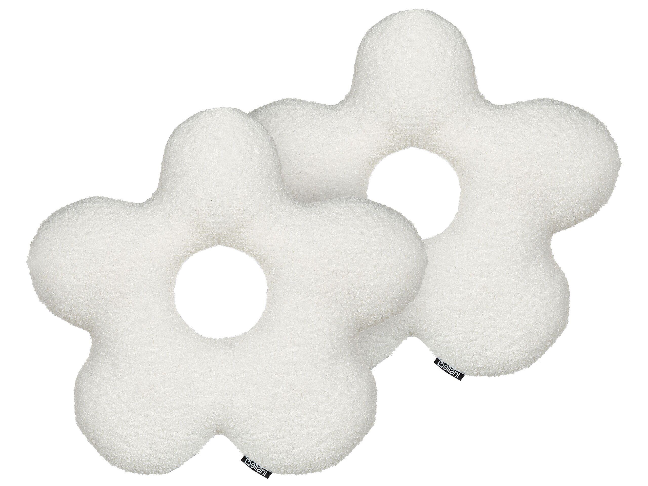 Beliani Dekokissen 2er Set aus Bouclé Modern CAMPONULA