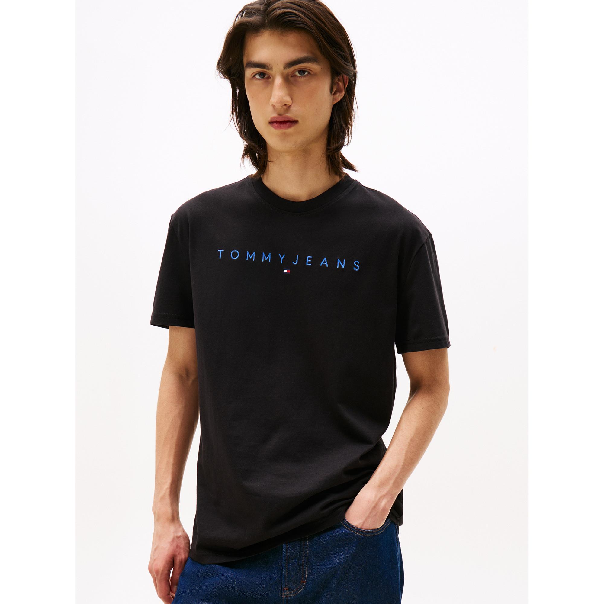 TOMMY JEANS T-Shirt mit aufgesticktem Logo