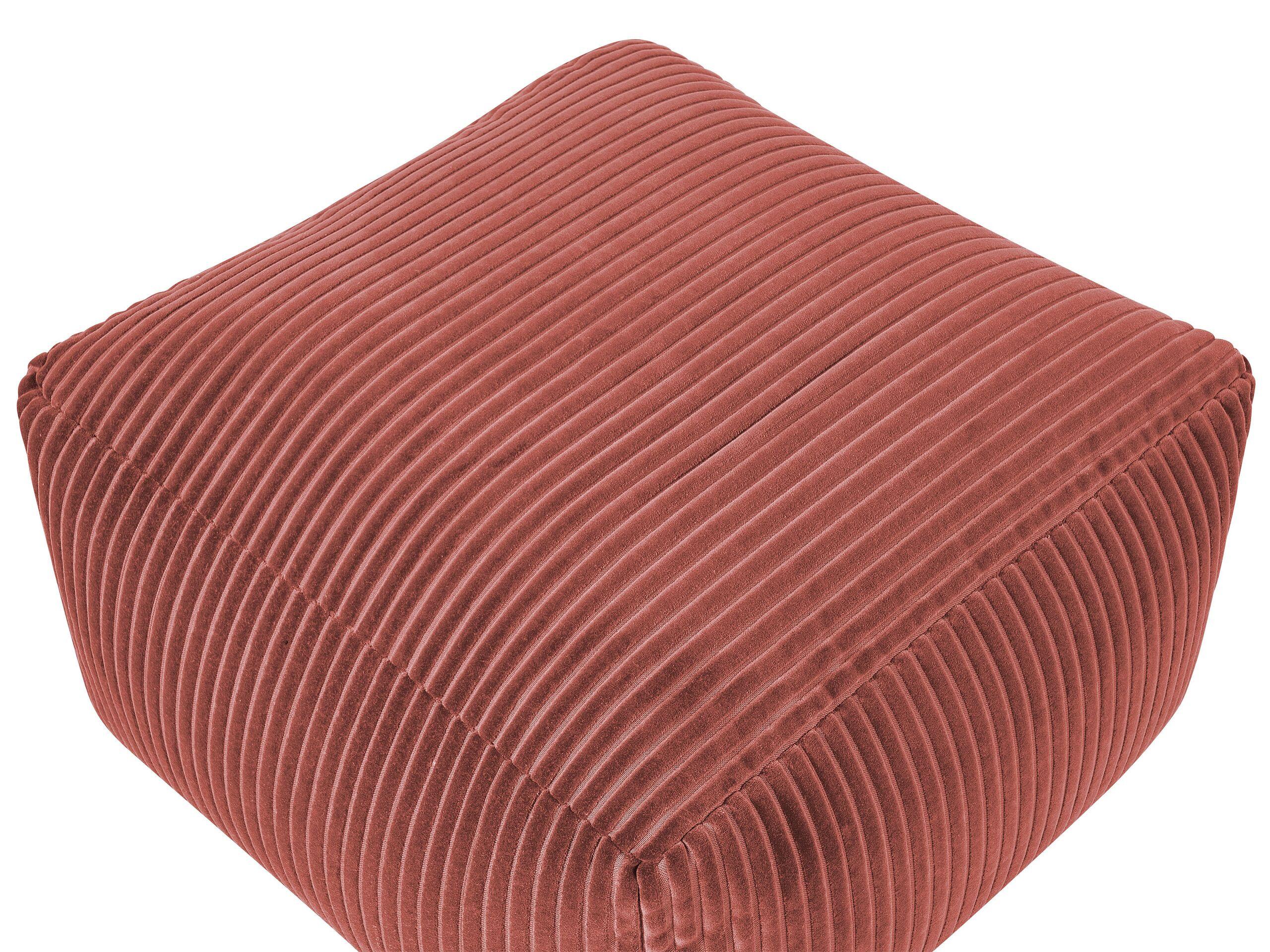 Beliani Pouf aus Cord Modern MUKKI