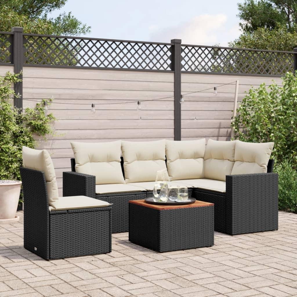 VidaXL Garten sofagarnitur poly-rattan
