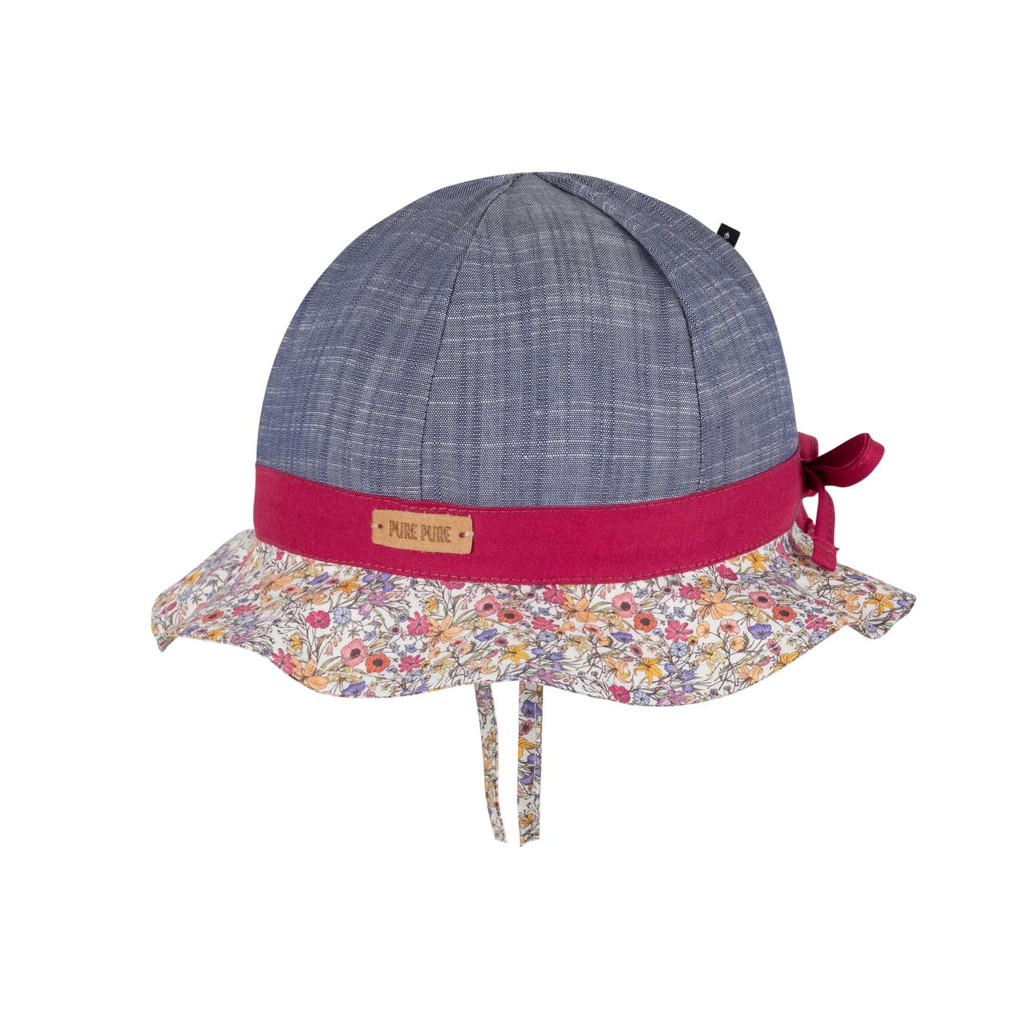 Pure Pure Mädchen Flapper Sonnenhut Voile