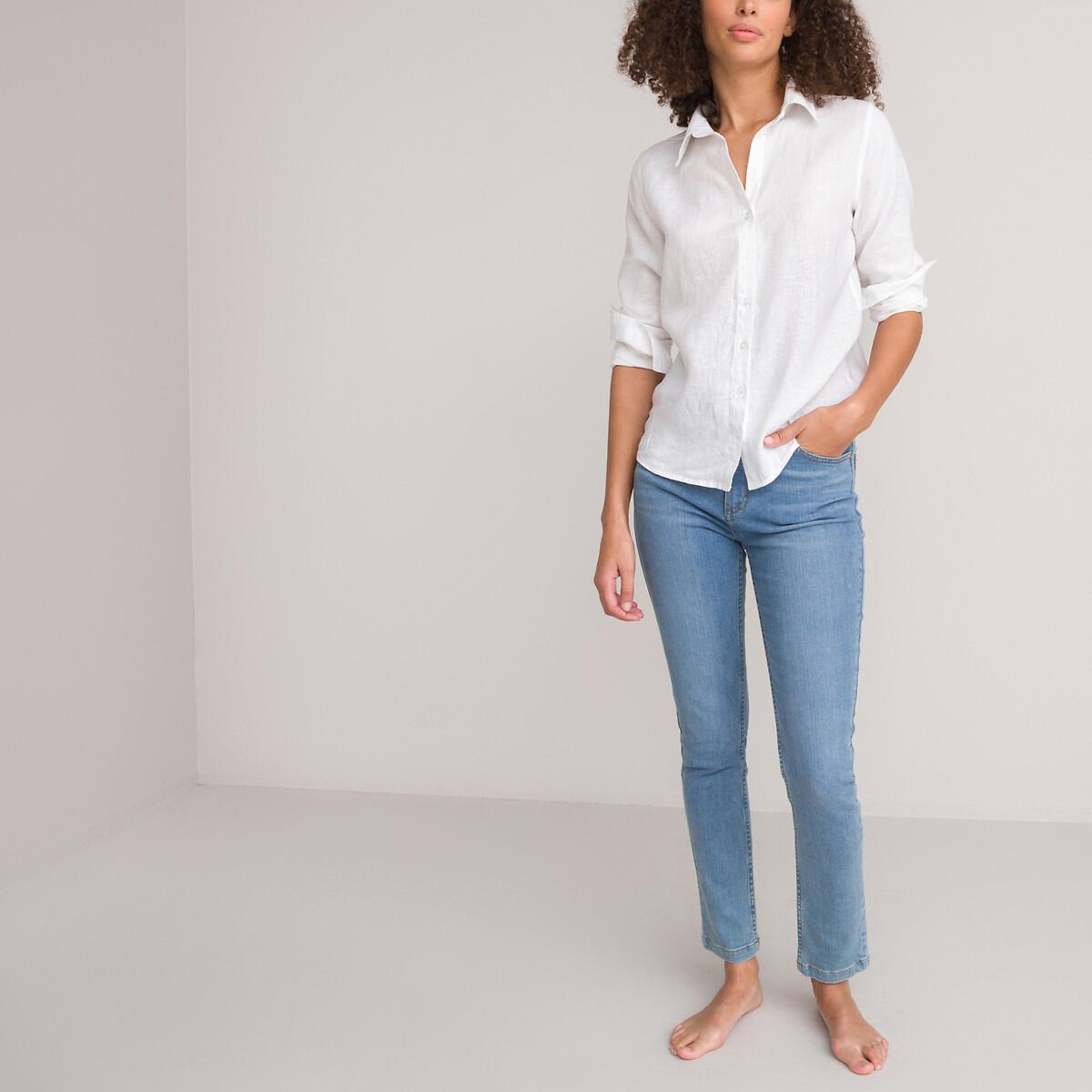 La Redoute Collections Langärmelige Regular Fit Bluse