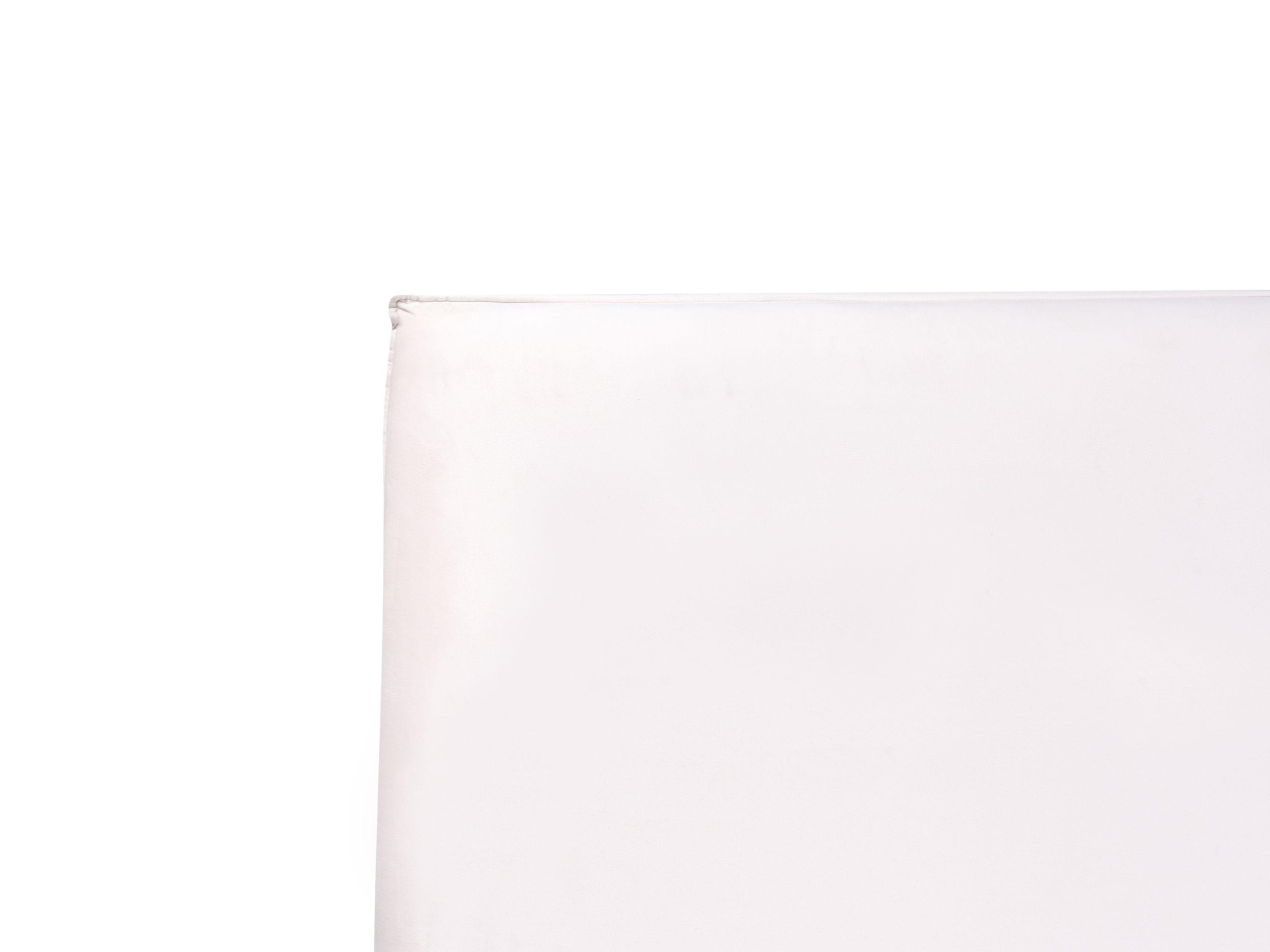 Beliani Bett mit Lattenrost aus Samtstoff Klassisch LAVAUR