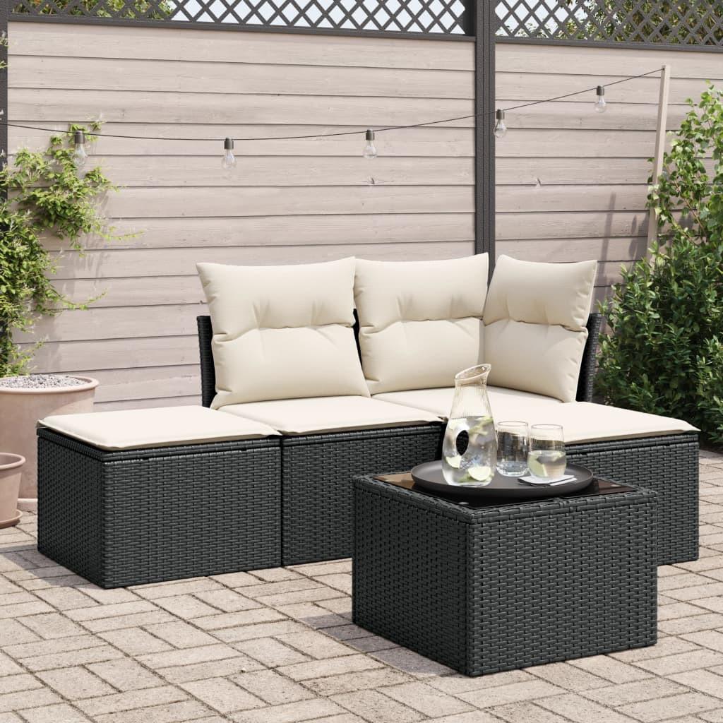 VidaXL Garten sofagarnitur poly-rattan