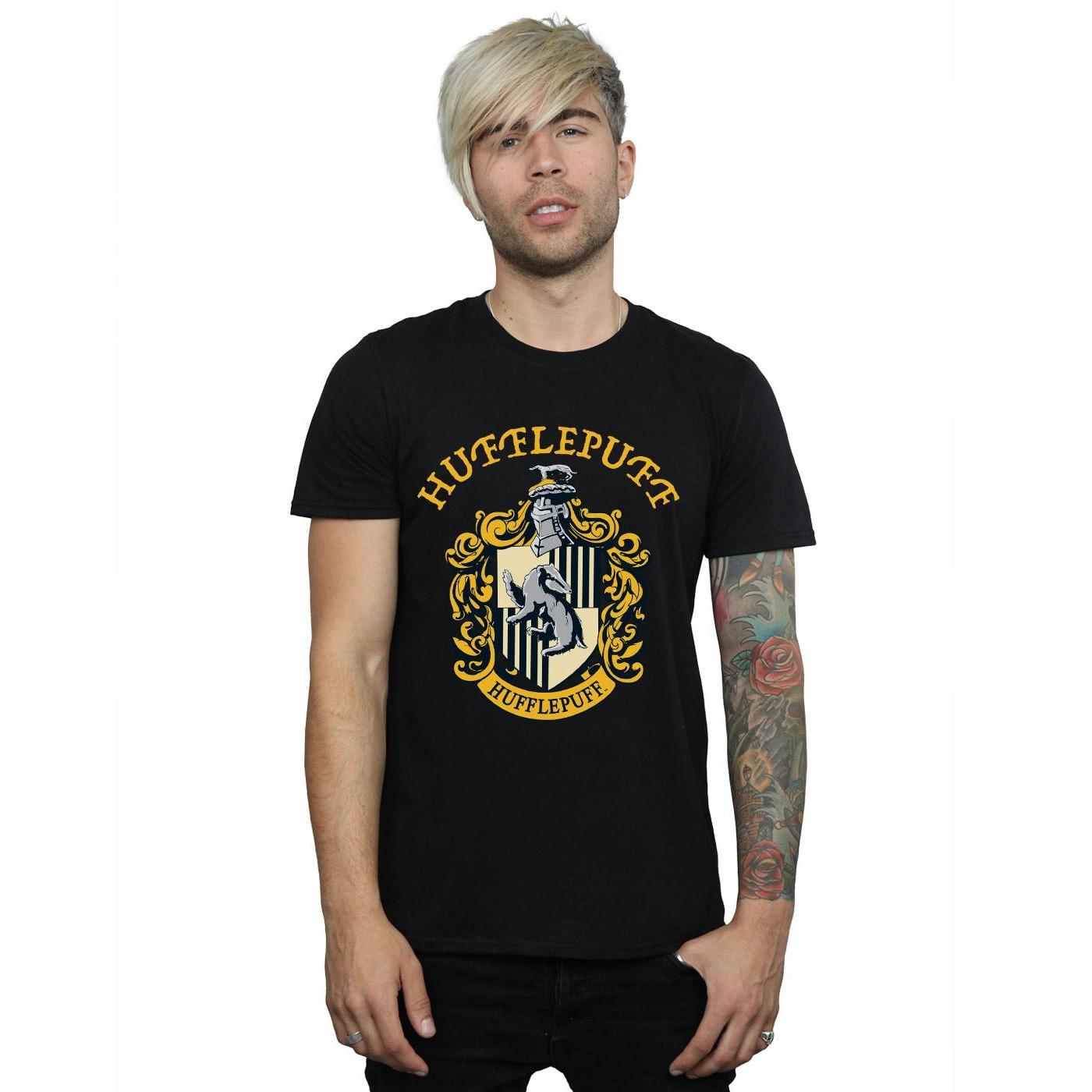 Harry Potter Hufflepuff Wappen Kurzarm T-Shirt