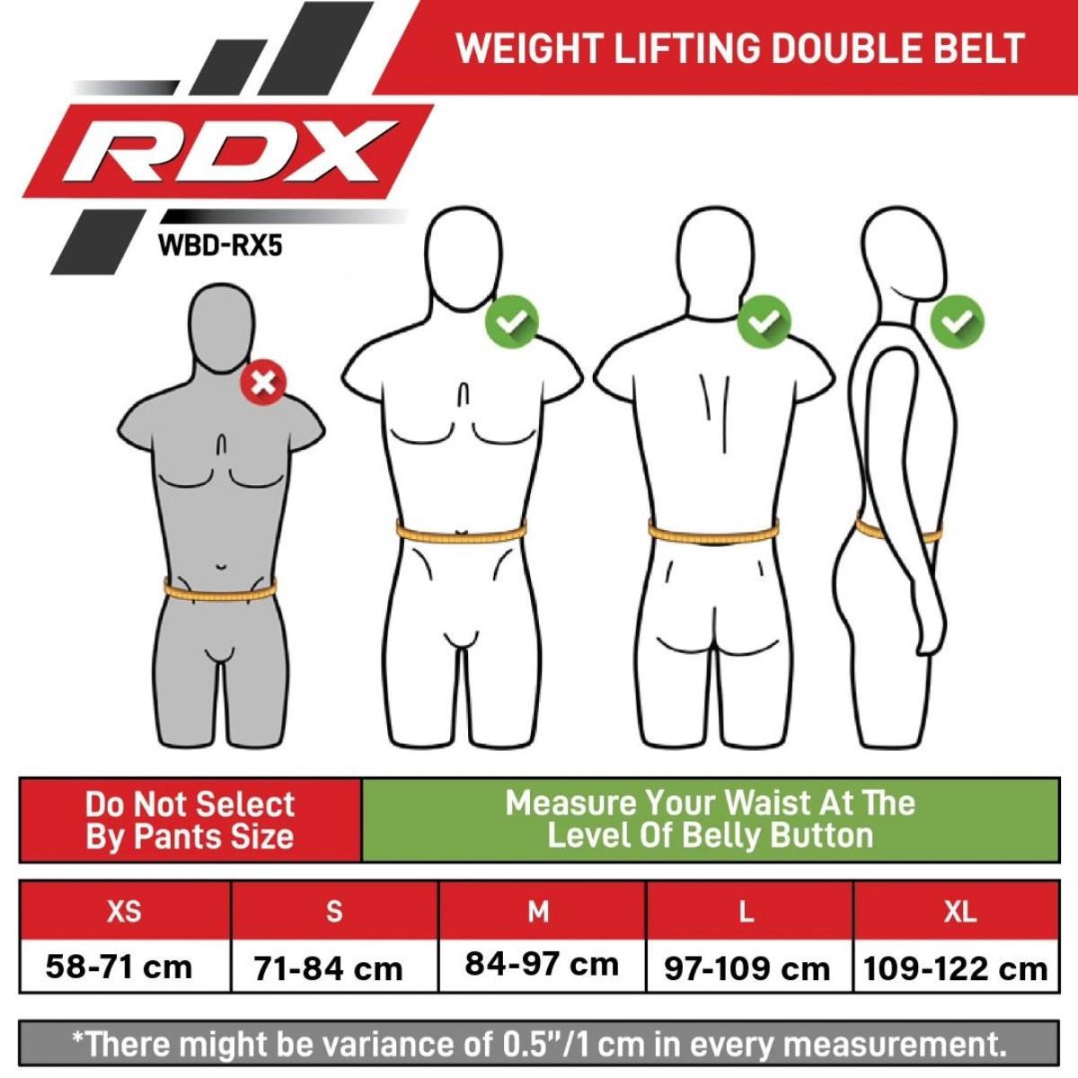 RDX SPORTS Gewichthebergürtel RX5