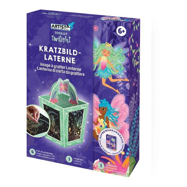 Artista Kratzbild-Laterne Fee