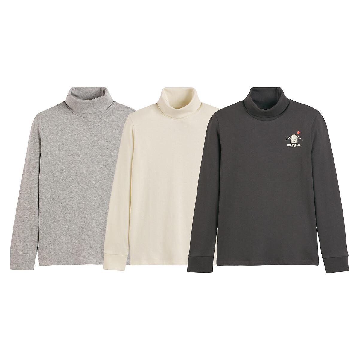 La Redoute Collections 3er-Pack Rollkragen-Shirts zum Unterziehen