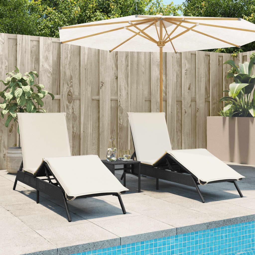 VidaXL Sonnenliege poly-rattan