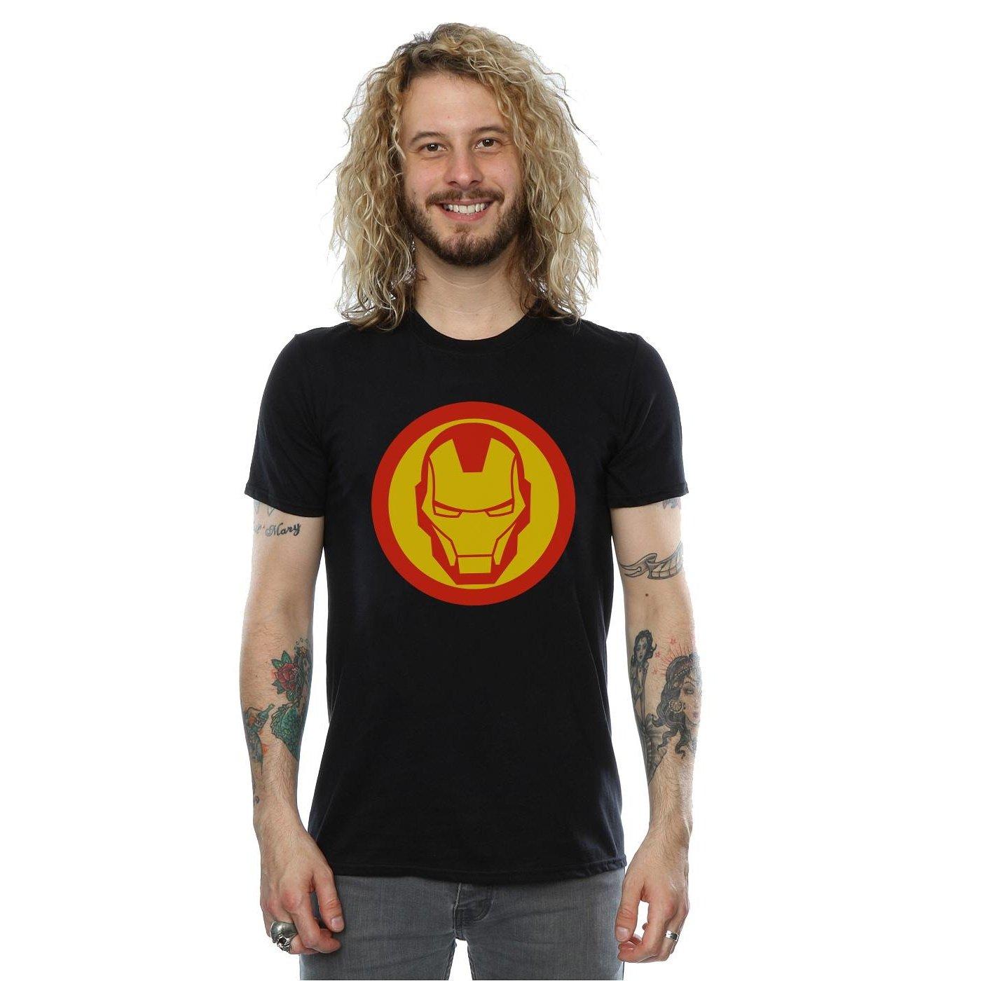 MARVEL Avengers Iron Man Masken Logo T-Shirt