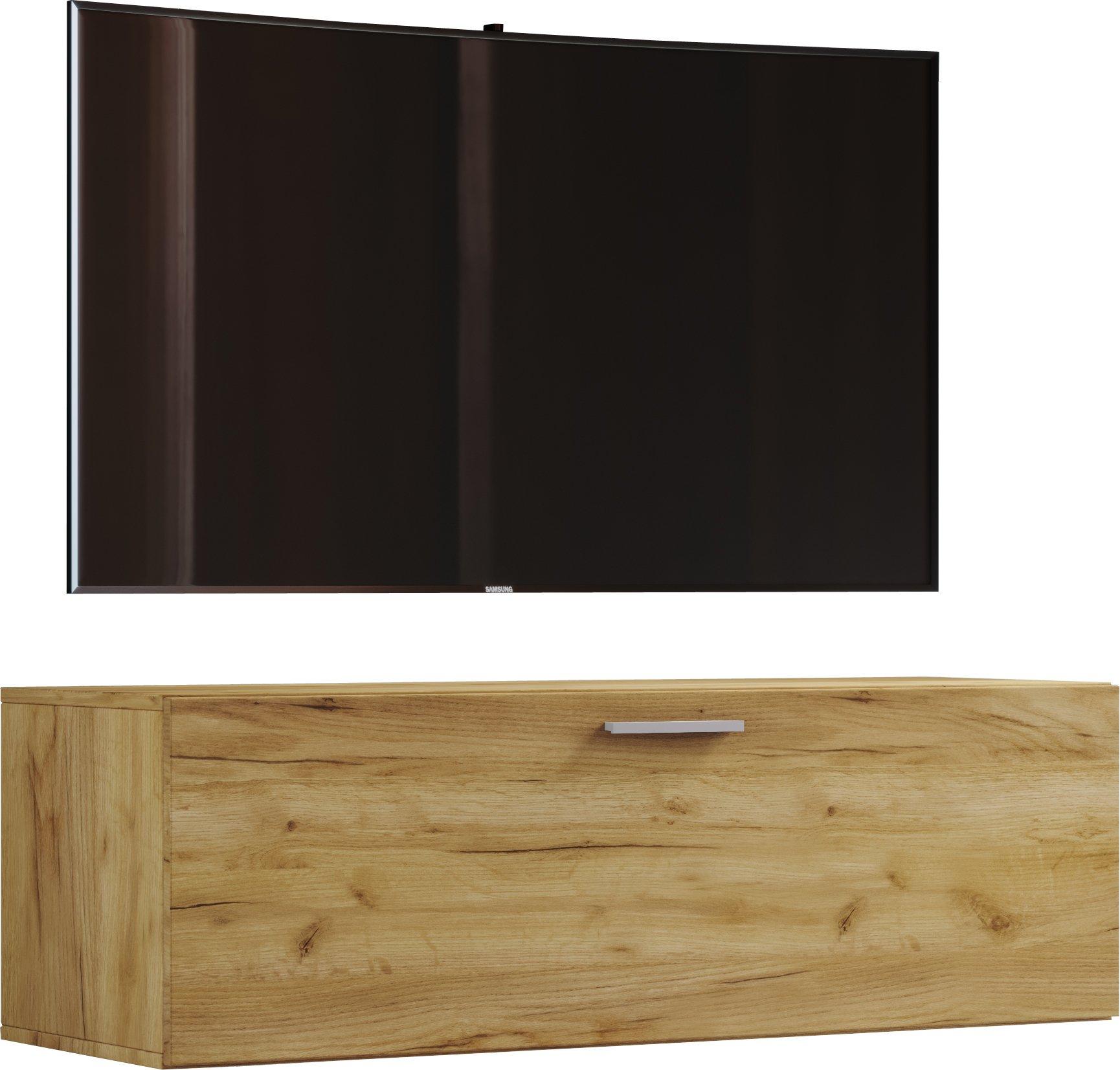 VCM TV Möbel | Wandboard | Lowboard hängend | Maße H. 40 x T. 36 cm | Wandschrank - Fernso