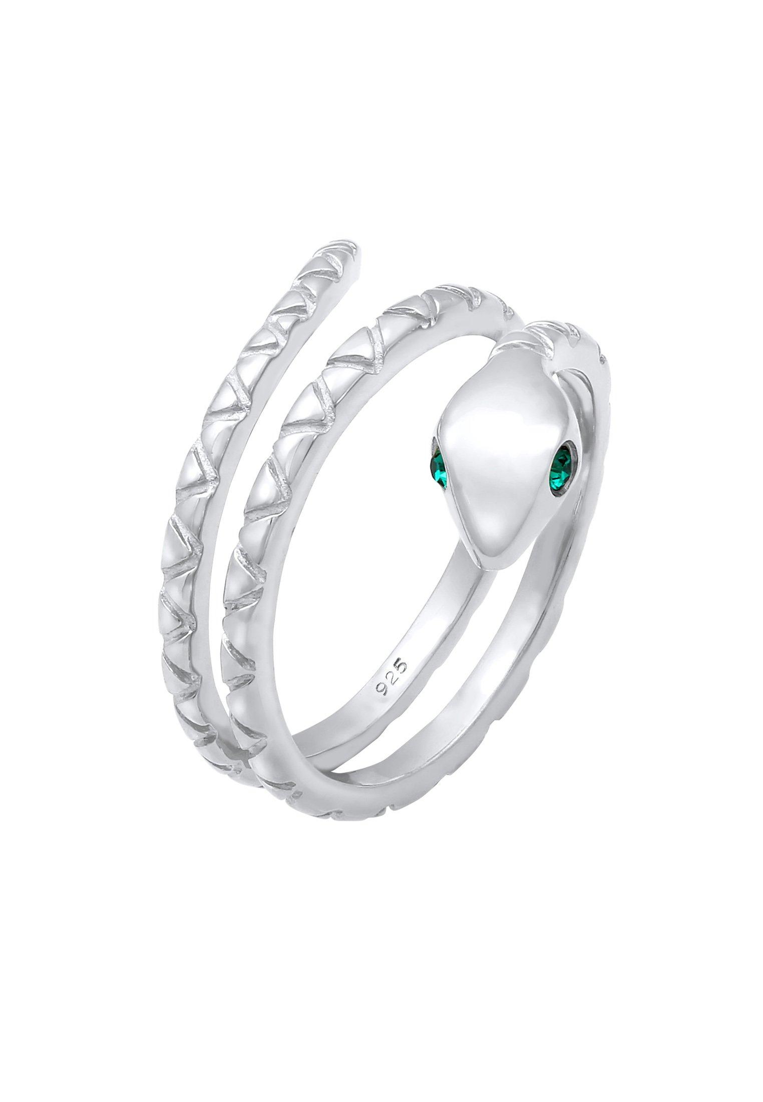 Elli Ring Schlangen Design Kristall