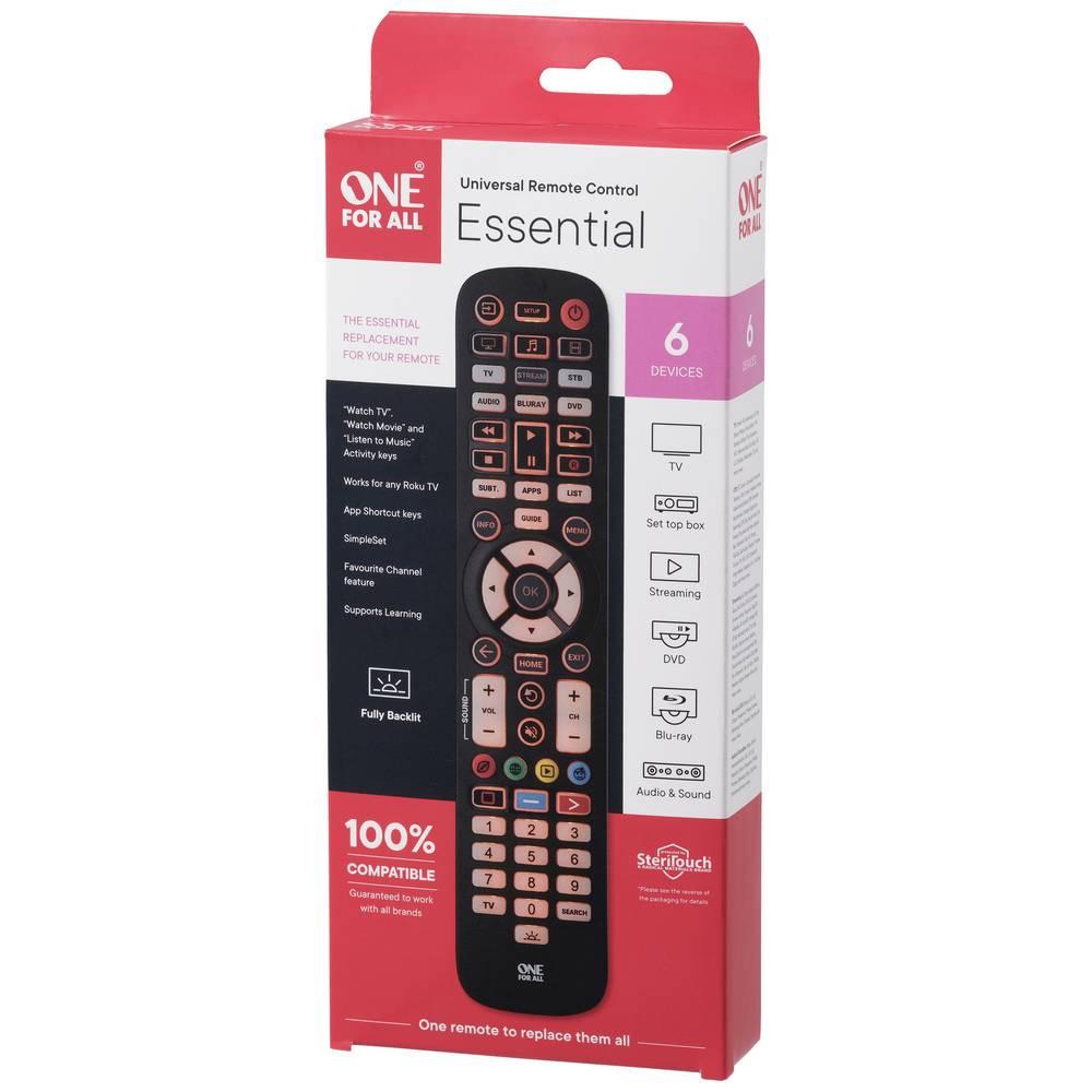One For All Essential SteriTouch 6 mit Backlight