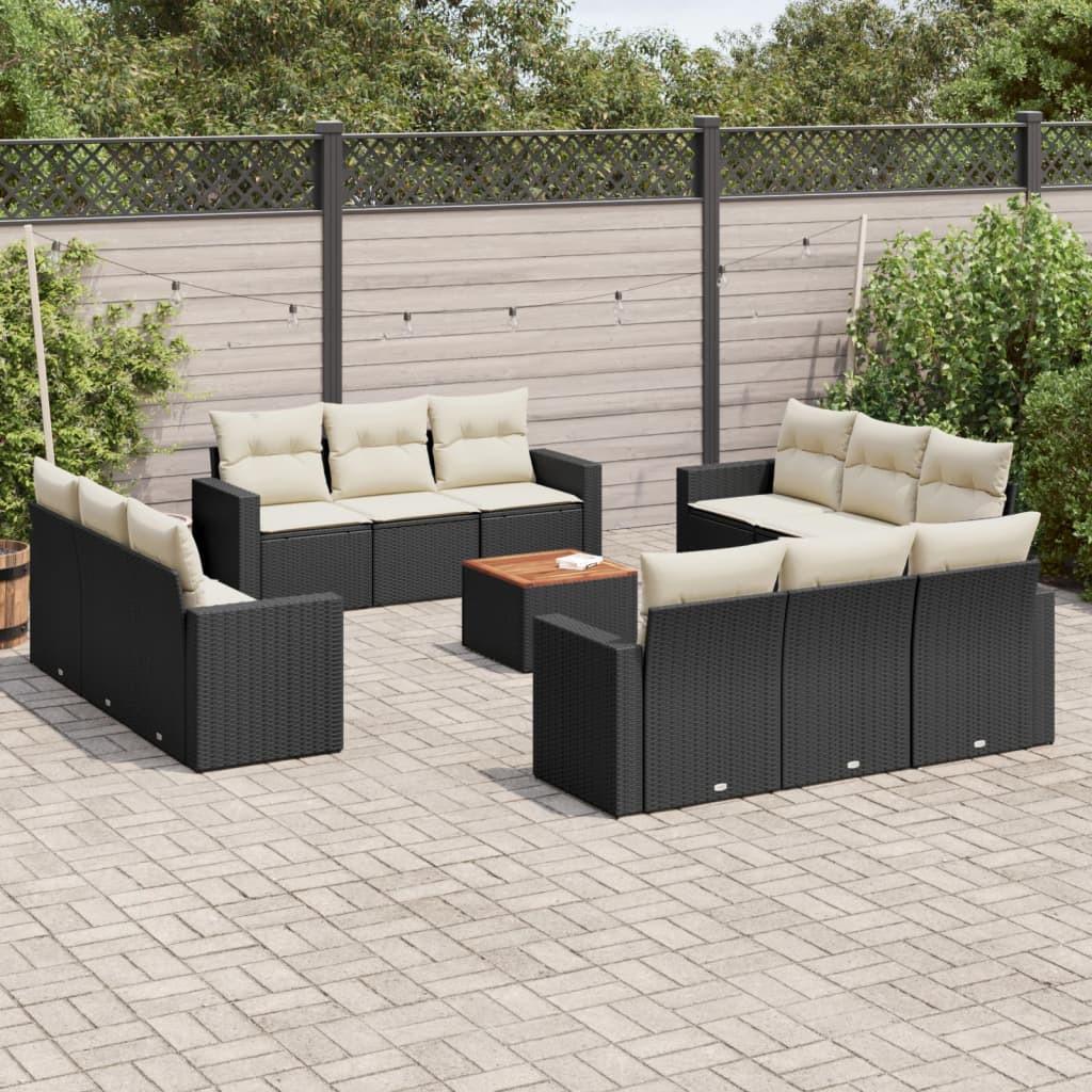 VidaXL Garten sofagarnitur poly-rattan