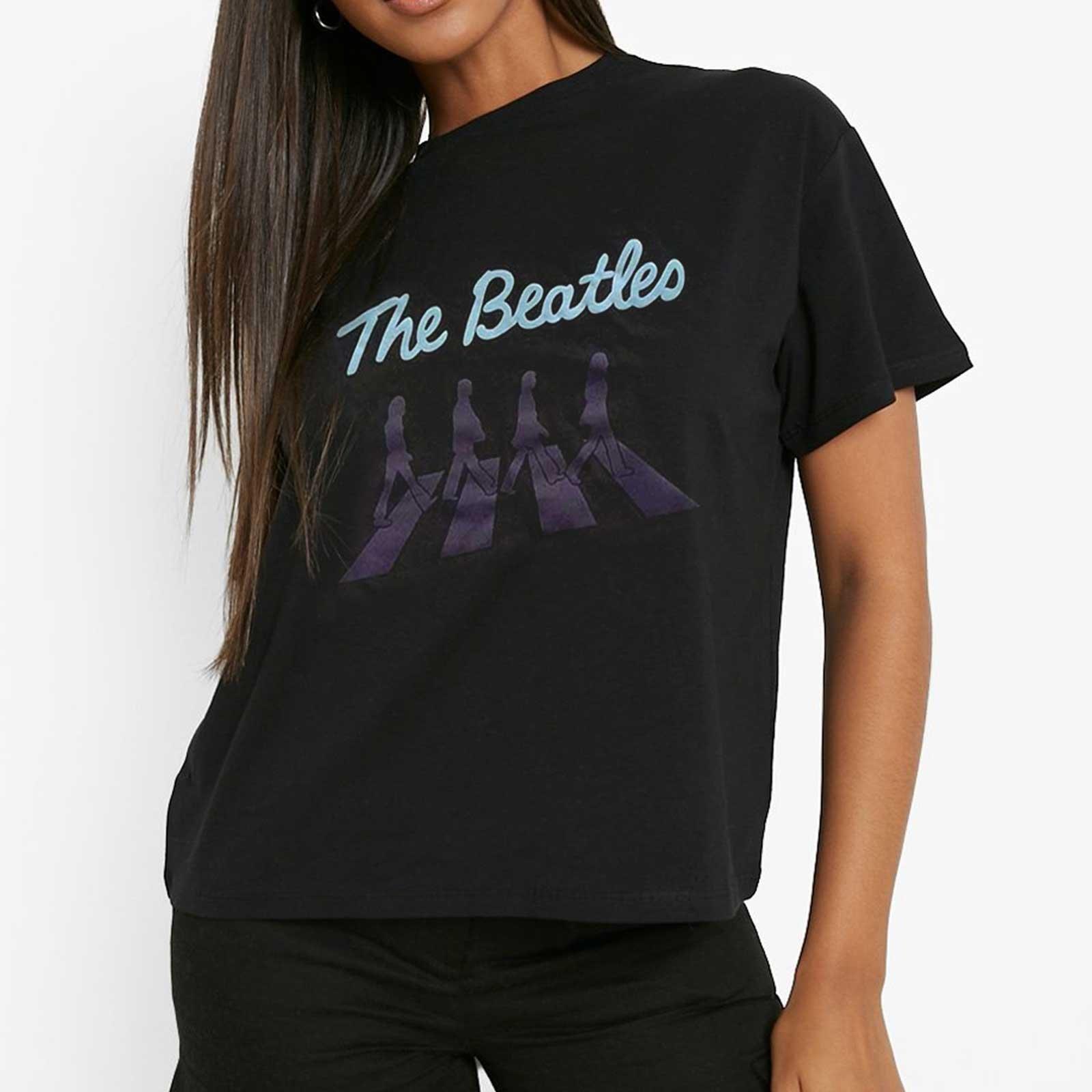 The Beatles Crossing Silhouettes T-Shirt