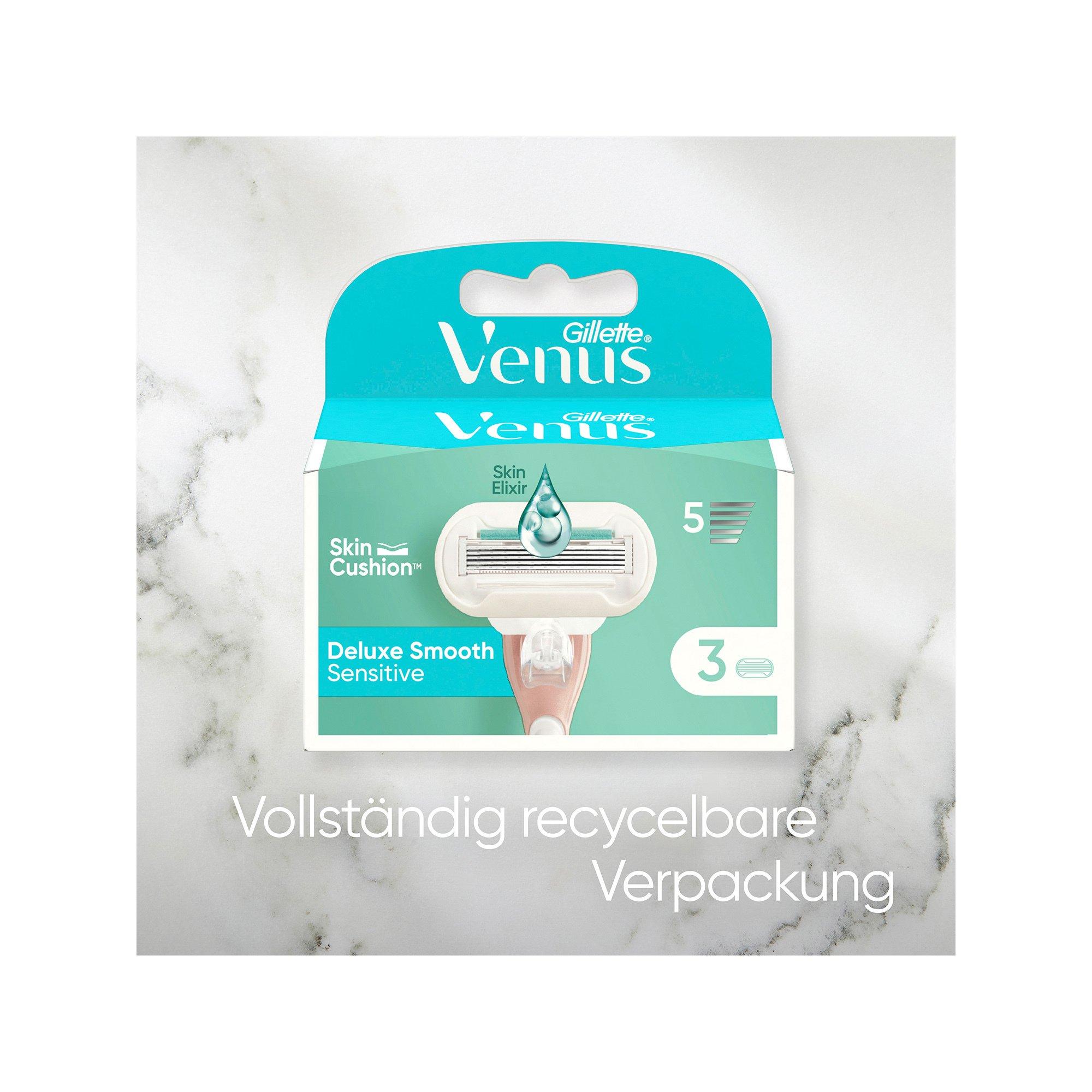 Gillette Venus Deluxe Smooth Sensitive Deluxe Smooth Sensitive Rasierklingen