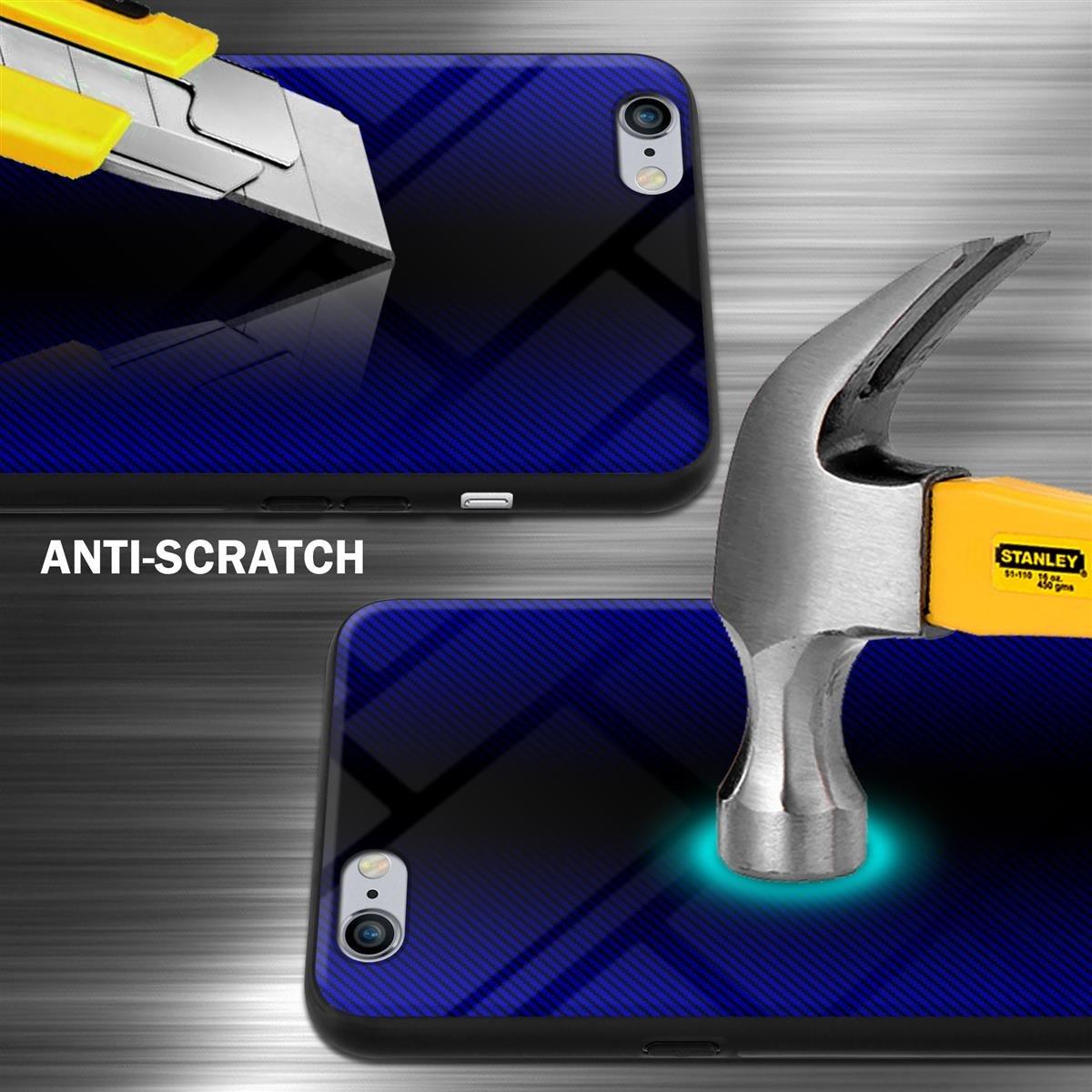 Cadorabo Hülle für Apple iPhone 6 PLUS 6S PLUS Streifen Optik