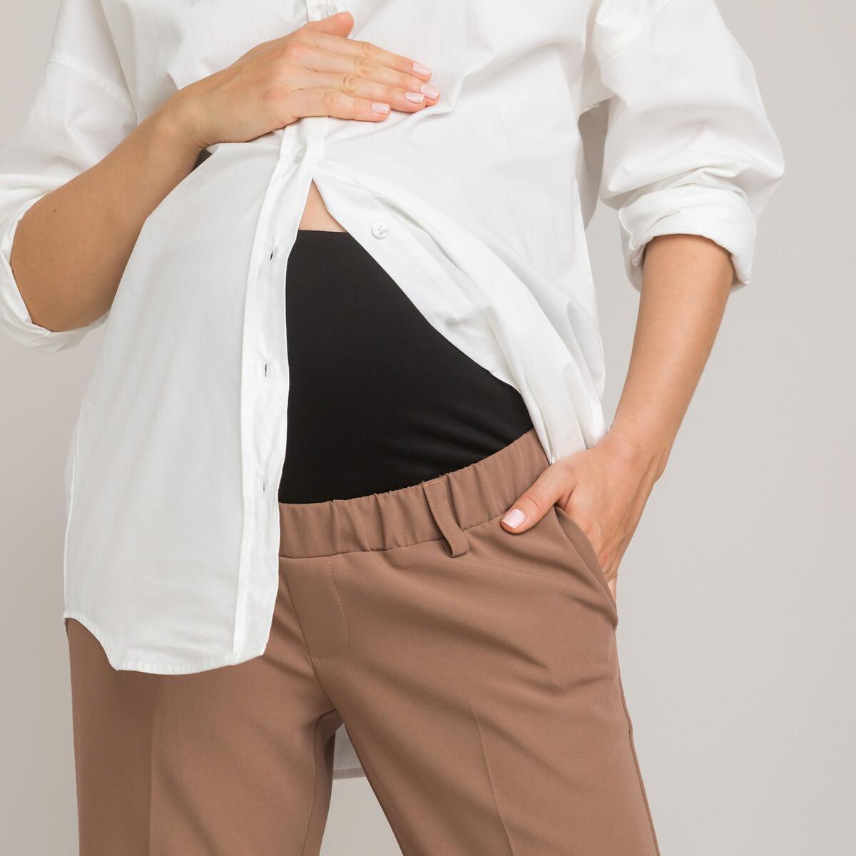 La Redoute Collections Weite Umstandshose mit breitem Baucheinsatz