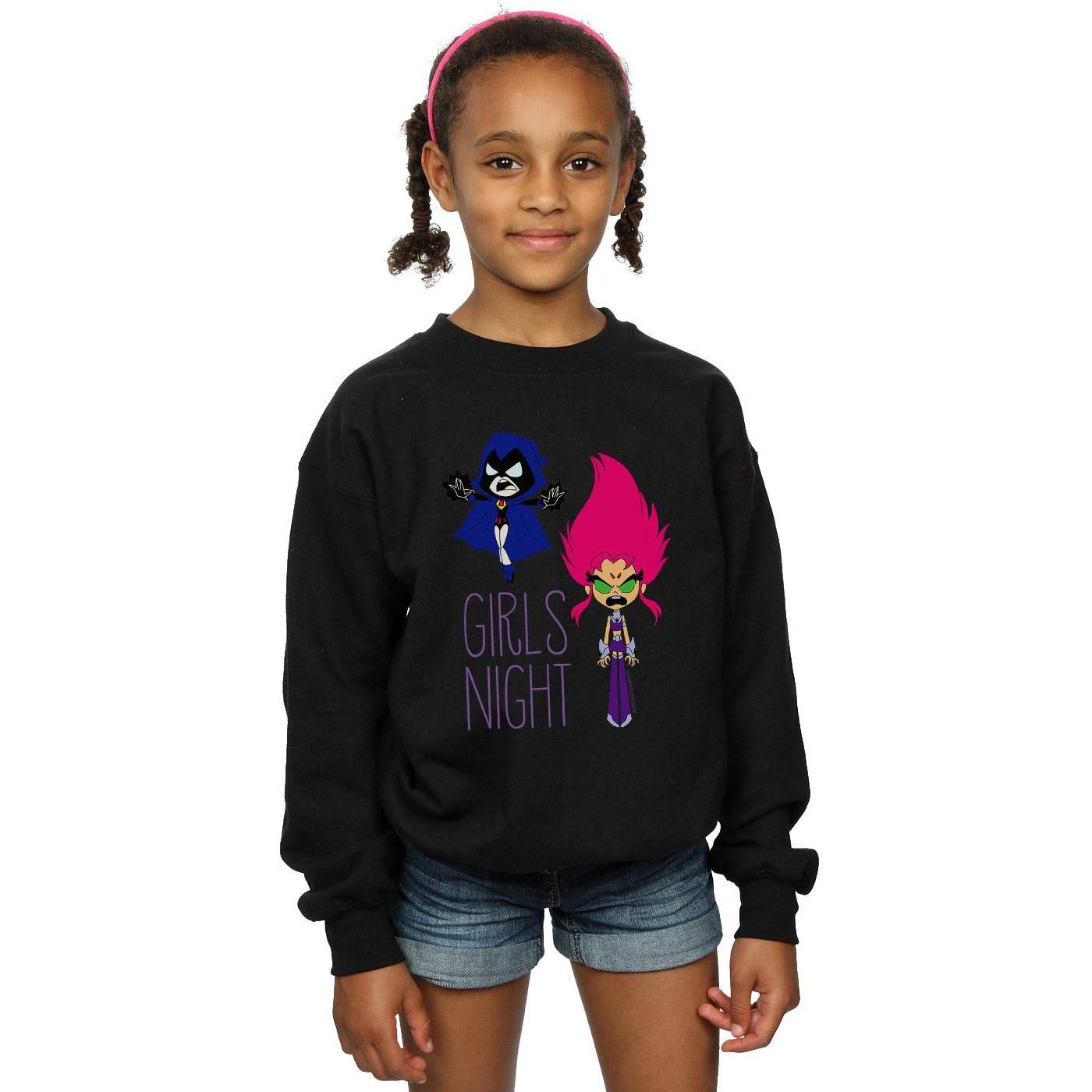 DC COMICS Teen Titans Go Girls Night Sweatshirt
