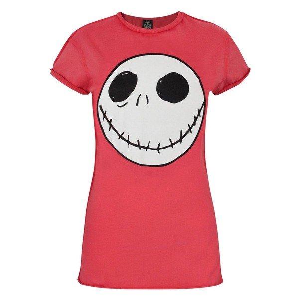 Nightmare Before Christmas T-Shirt mit Jack Motiv und umgedrehten Nähten
