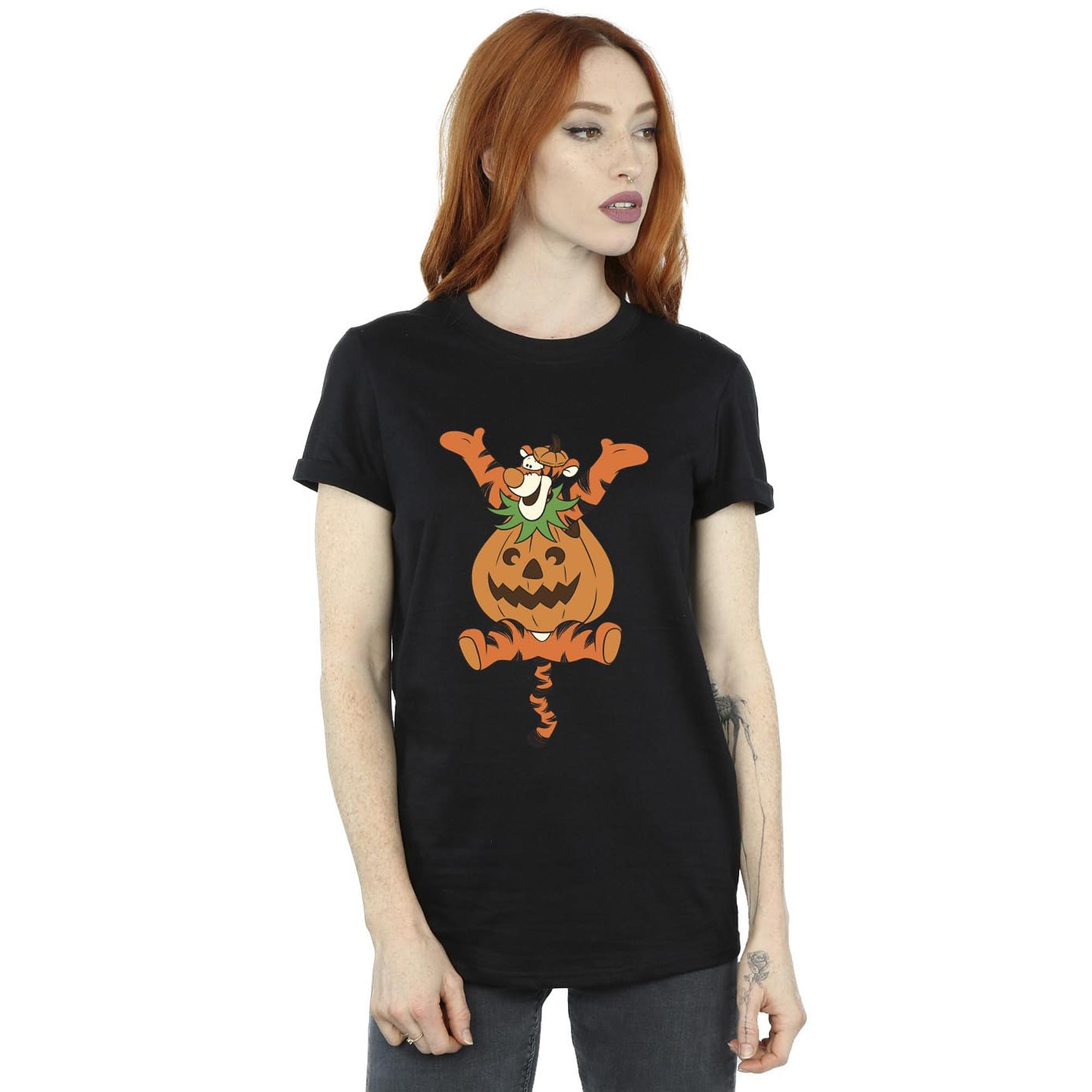 Winnie the Pooh Tigger Kürbis Grafik Print T-Shirt