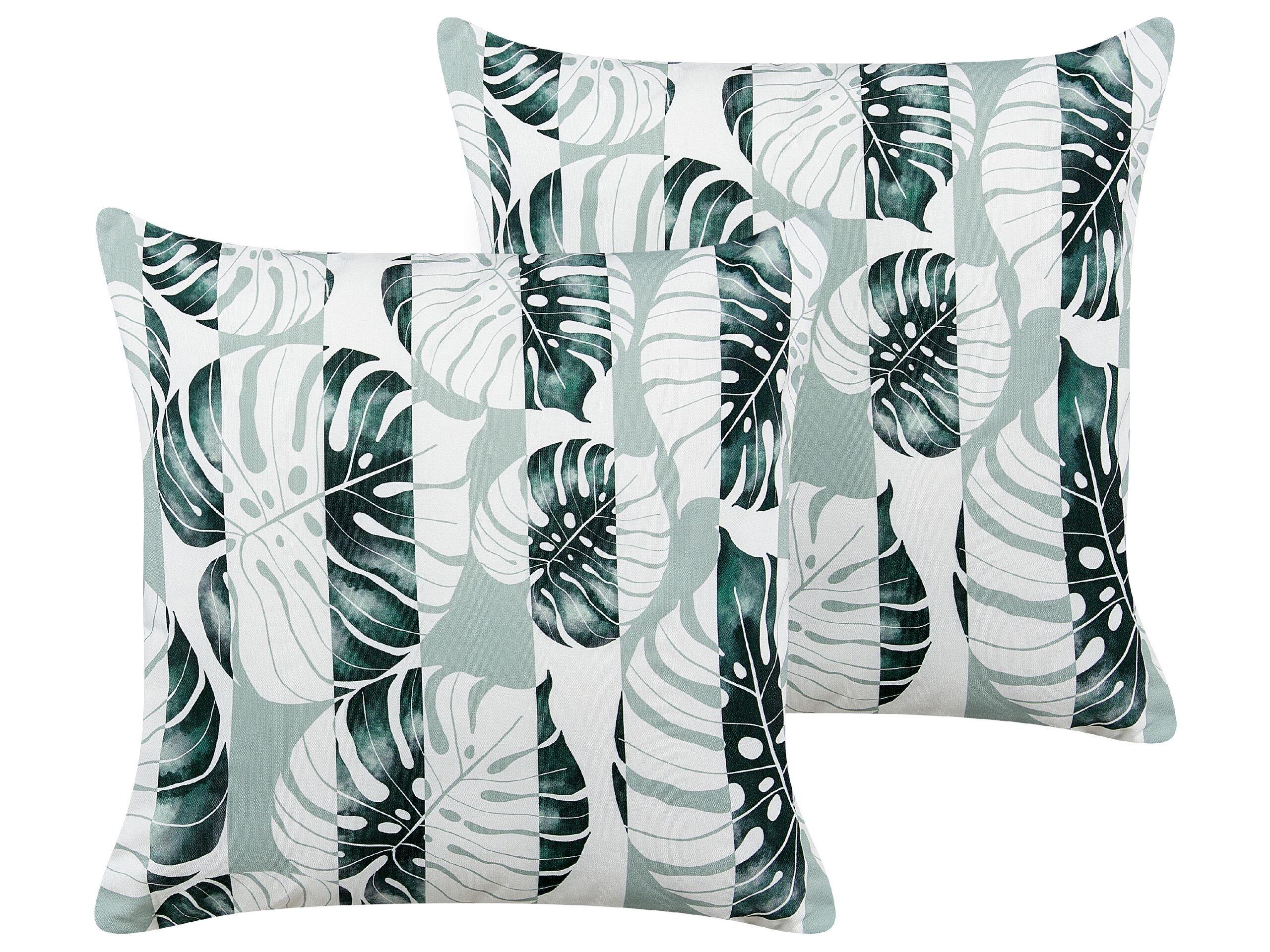 Beliani Gartenkissen 2er Set aus Polyester Modern TERMINI