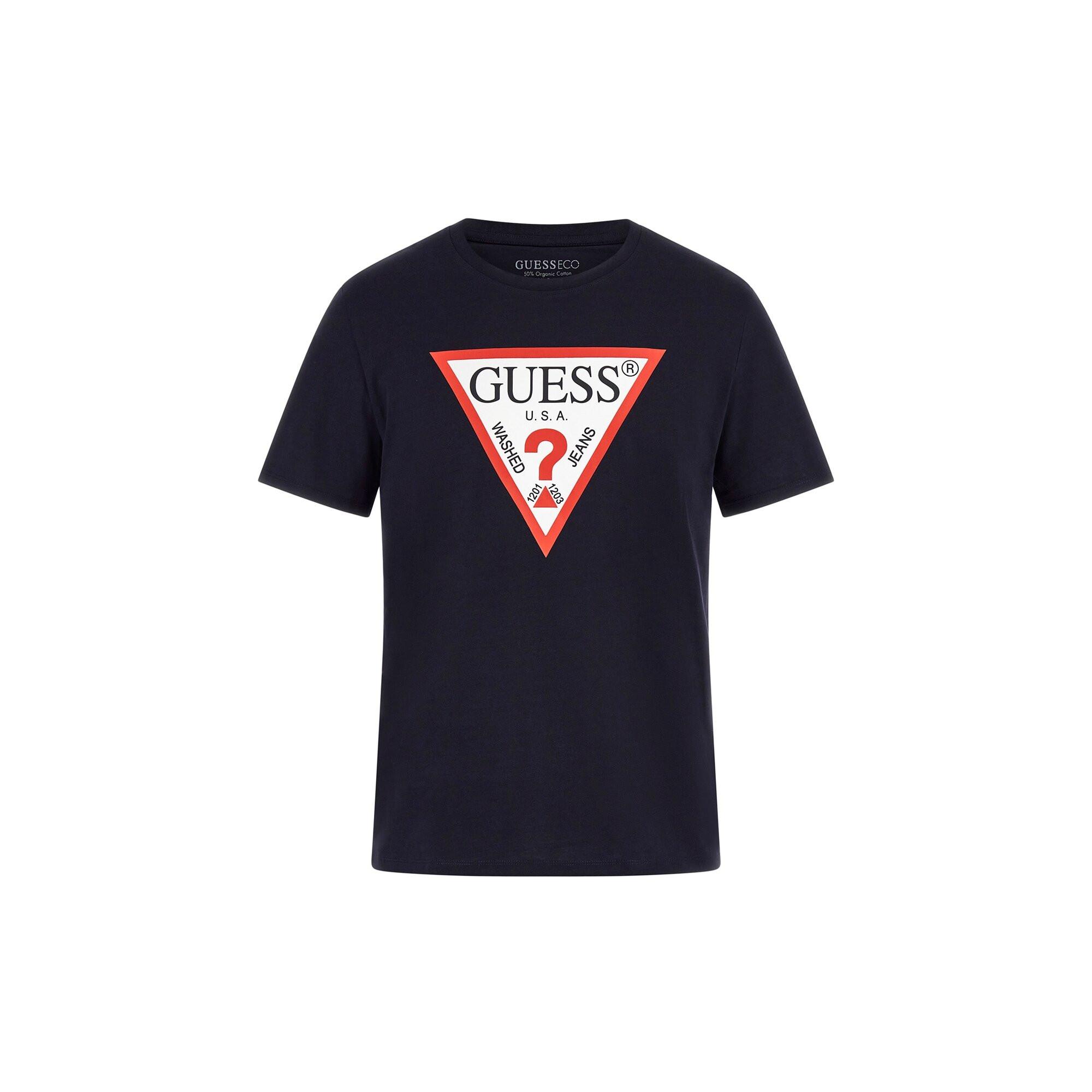 GUESS Original Logo Rundhals T-Shirt