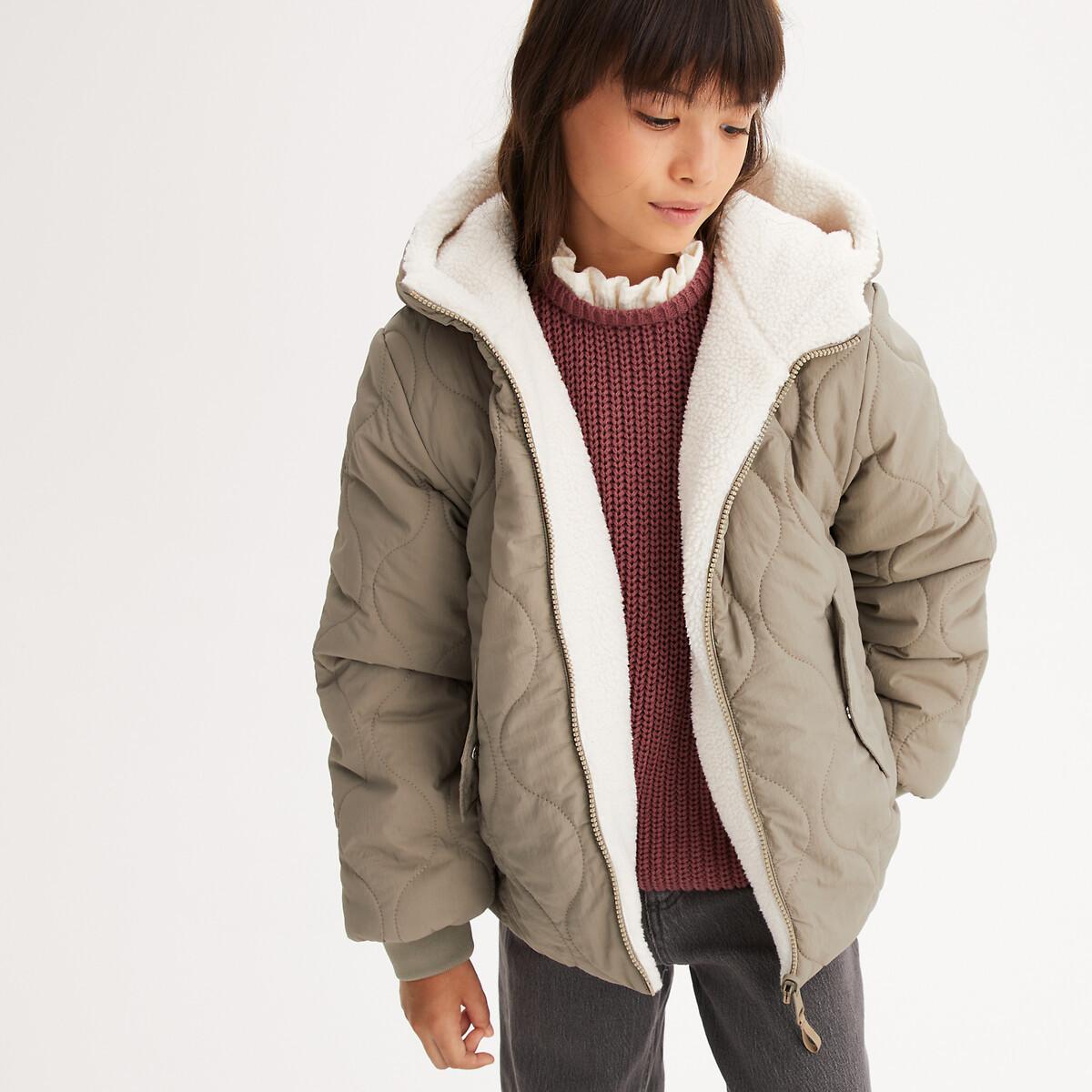 La Redoute Collections Wendbare gesteppte Winterjacke mit Kapuze