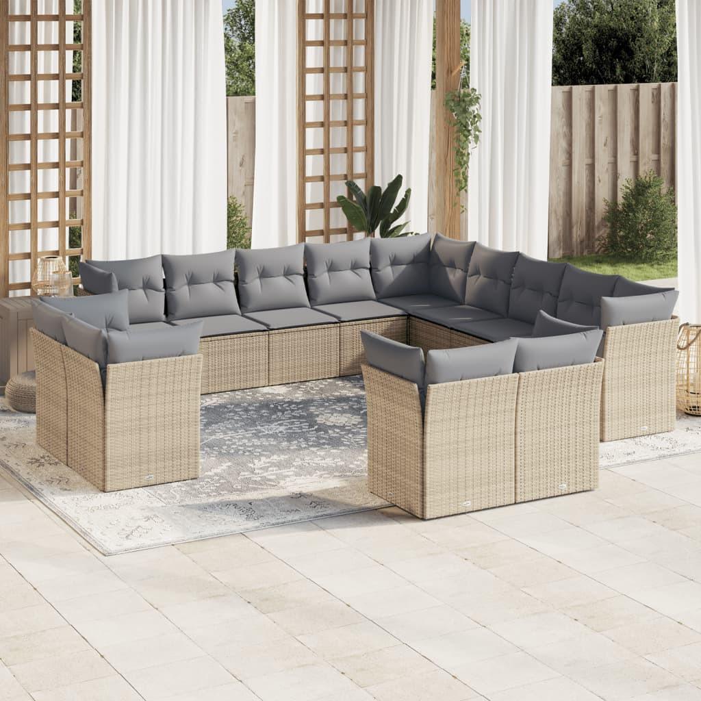 VidaXL Garten sofagarnitur poly-rattan