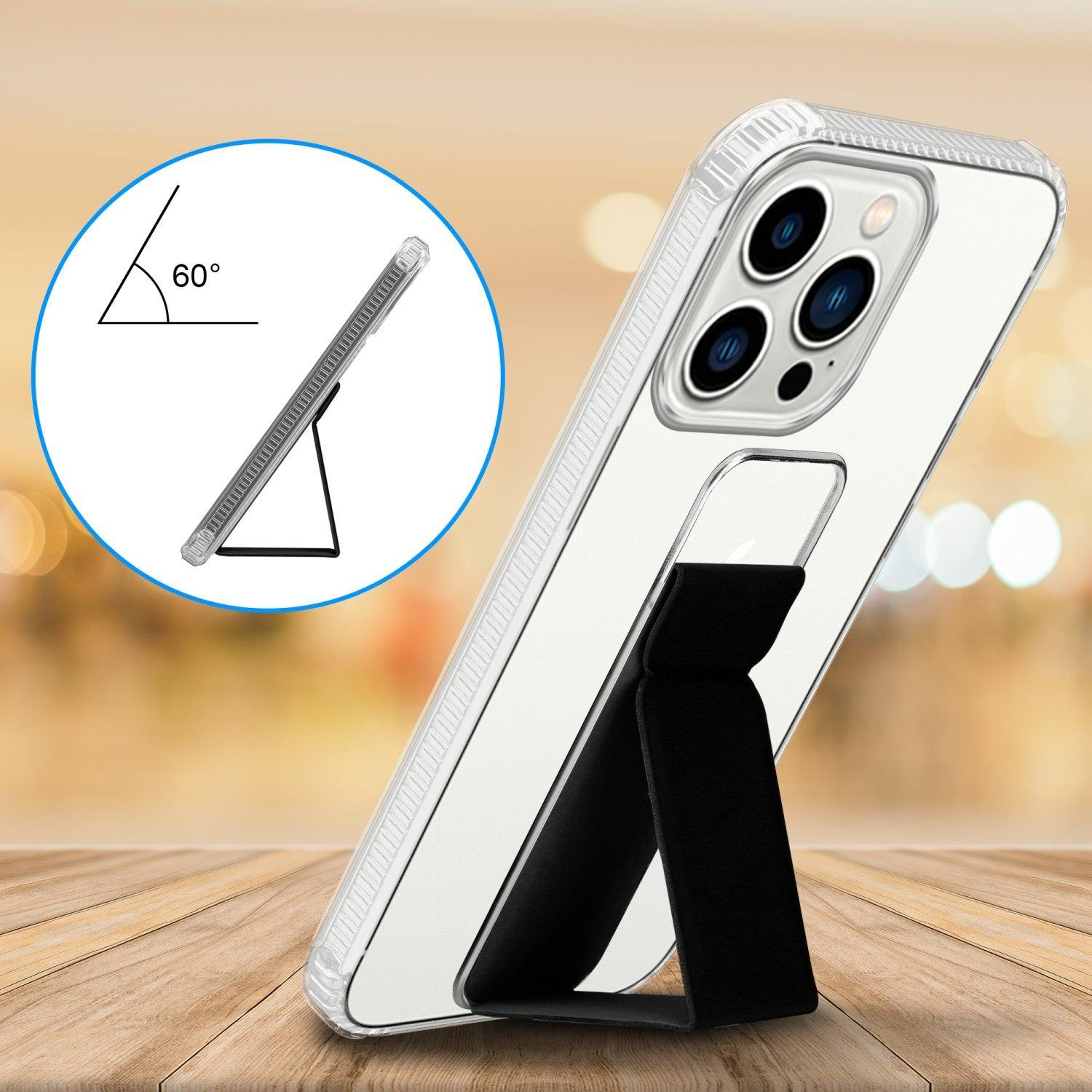 Cadorabo Hülle für Apple iPhone 12 12 PRO mit Halterung und Standfunktion