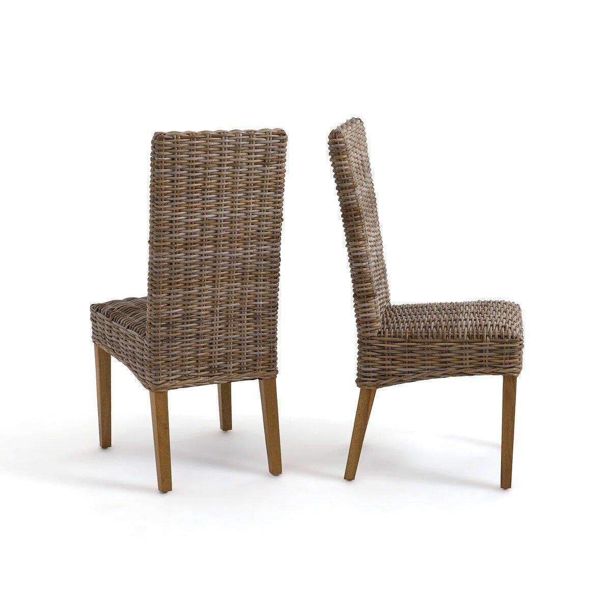 La Redoute Intérieurs 2er-Set Stühle Inqaluit mit hoher Lehne