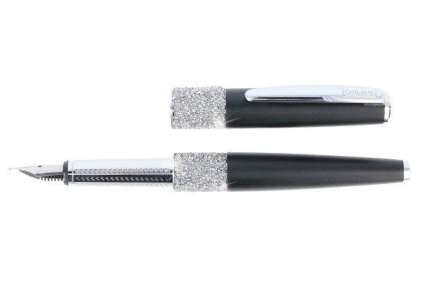 Online ONLINE Füllhalter M 37059 Crystal Celebrities Black