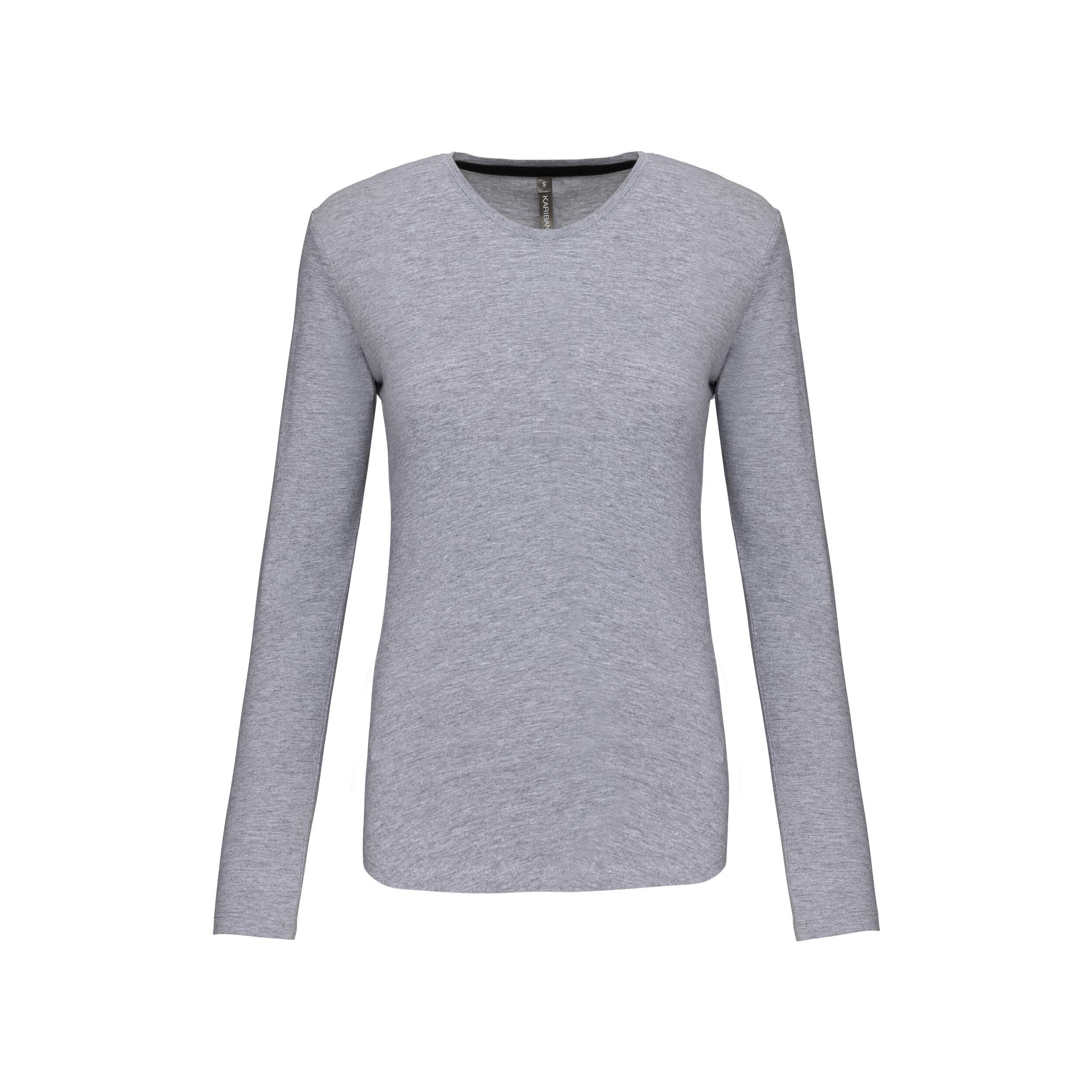 Kariban Langarm Rundhals T-Shirt