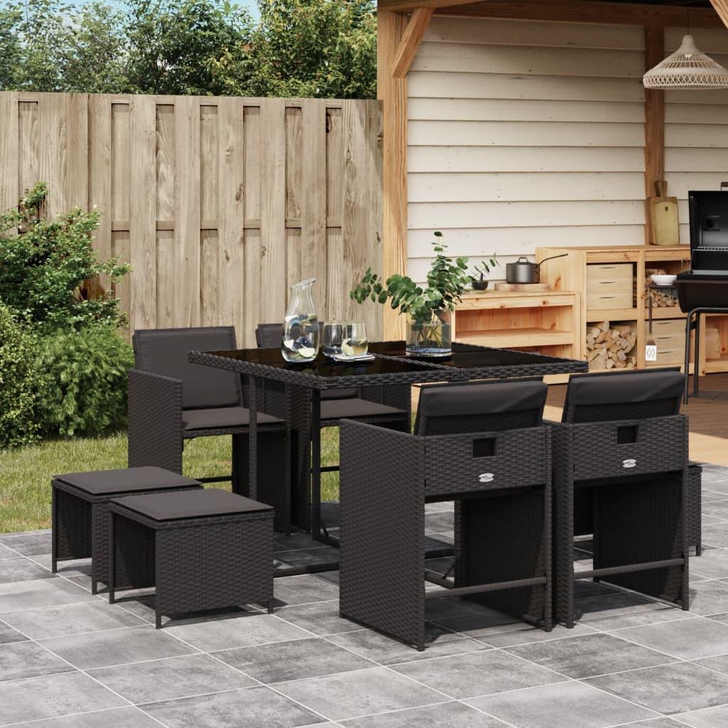 VidaXL Garten essgruppe poly-rattan