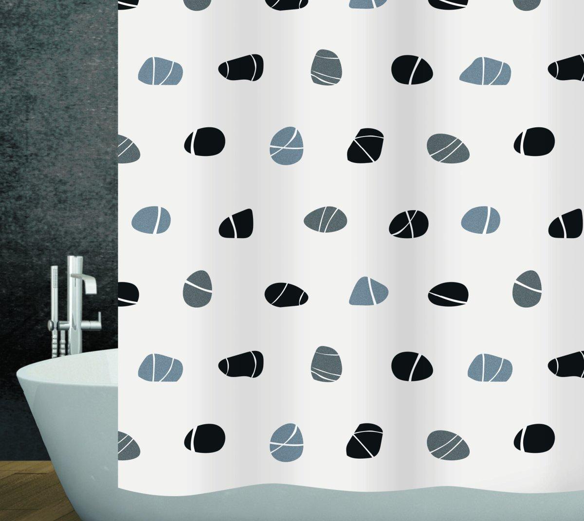 diaqua Duschvorhang Textil Stones