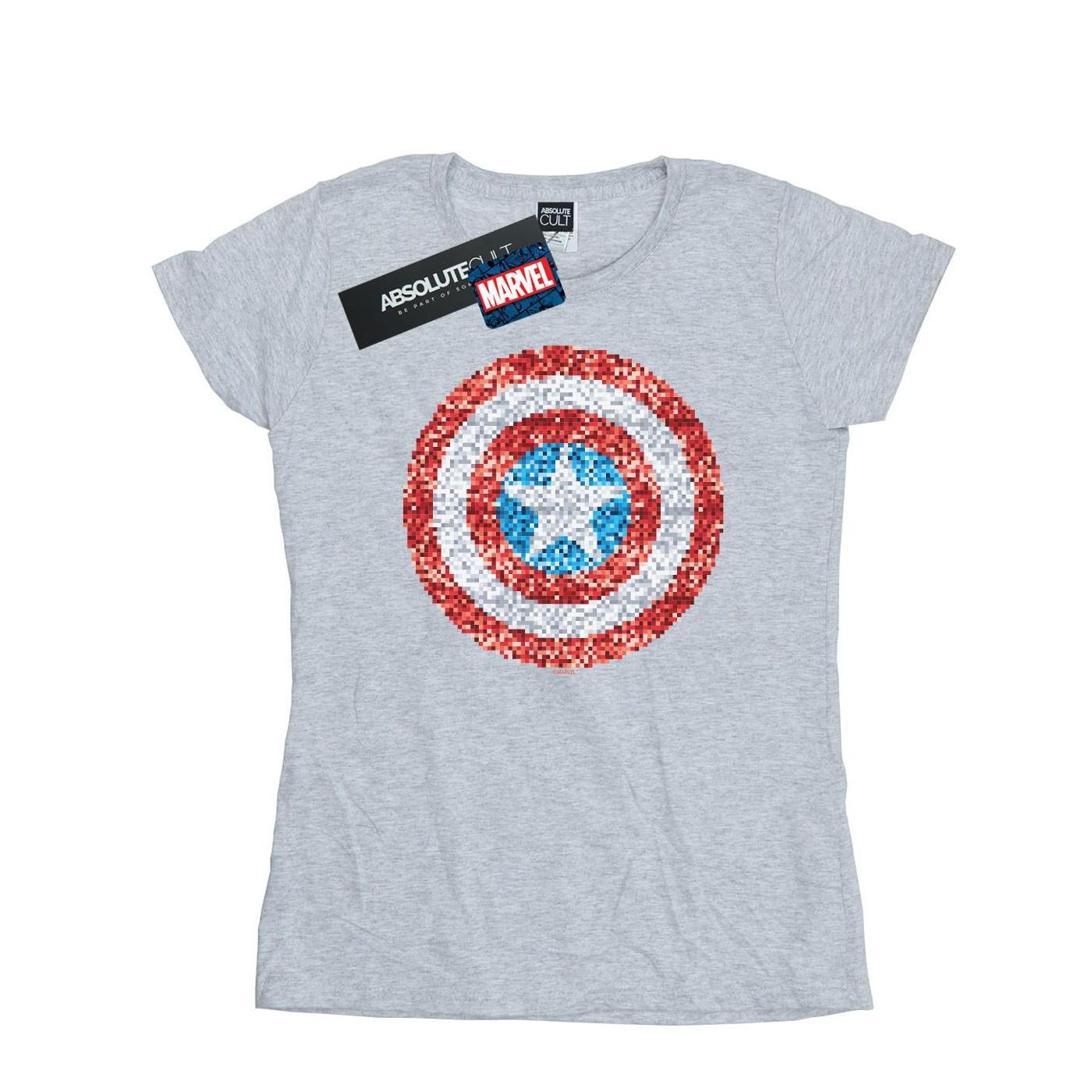 MARVEL Captain America Pixelated Shield T-Shirt