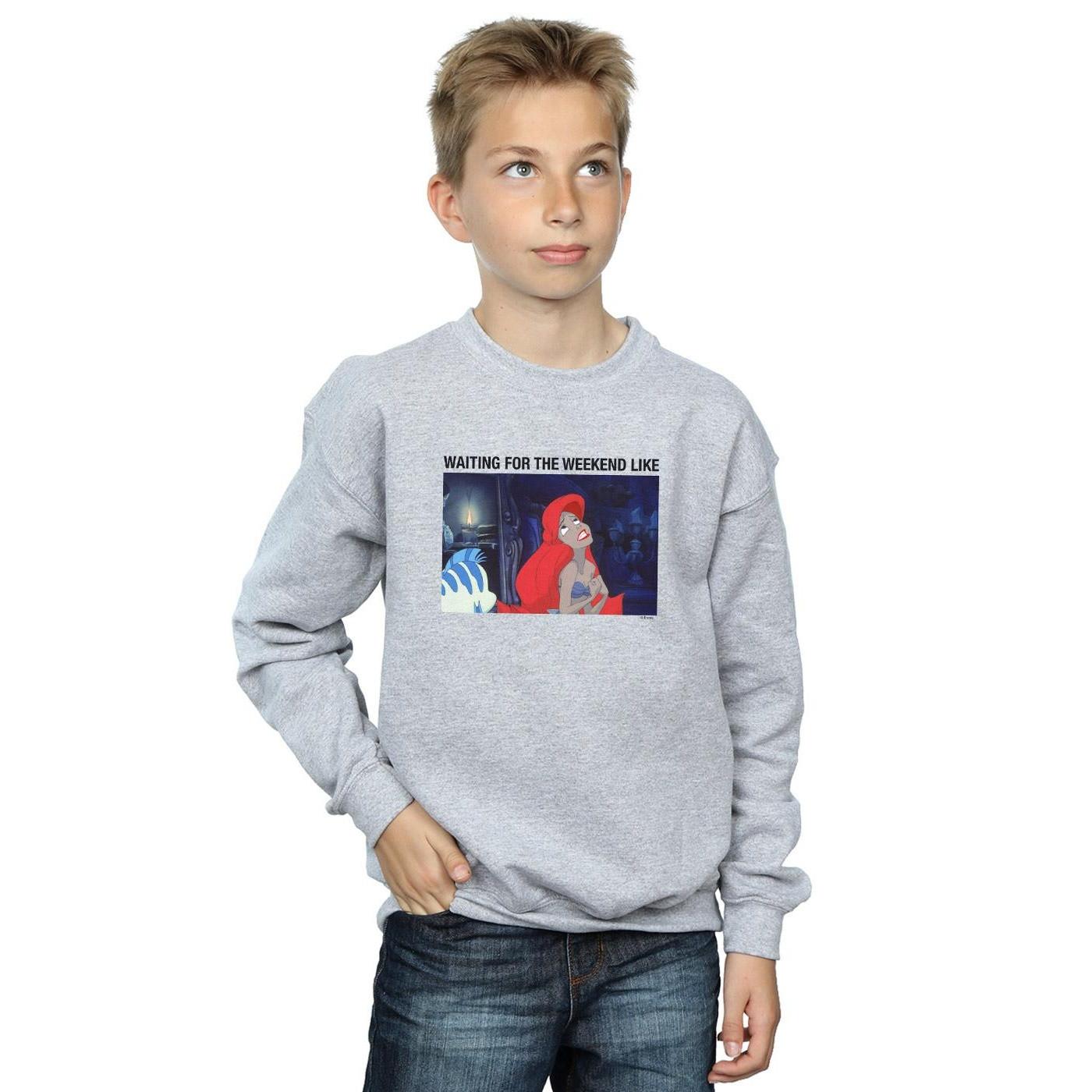 Disney The Little Mermaid Waiting For The Weekend Sweatshirt