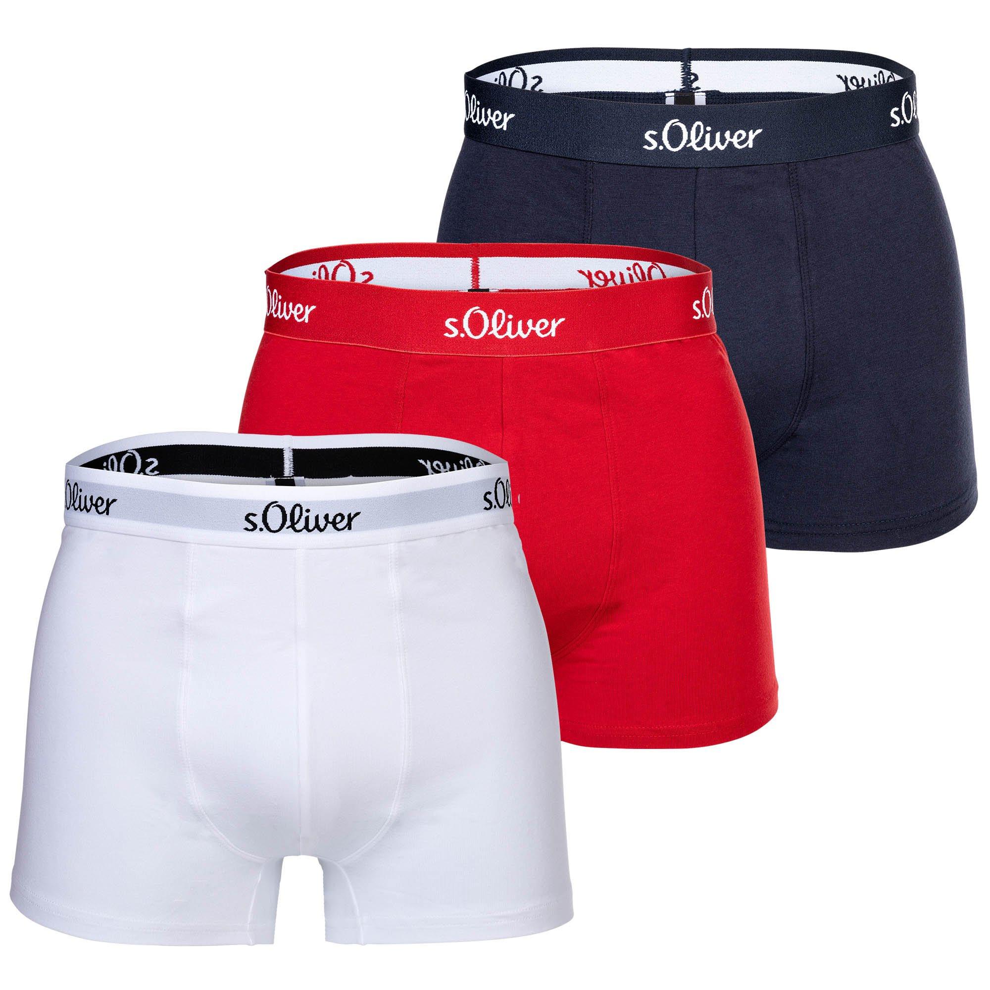 s. Oliver Boxershort 3er Pack Stretch