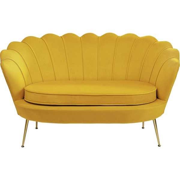 KARE Design Sofa Water Lily 2-Sitzer gelb 132