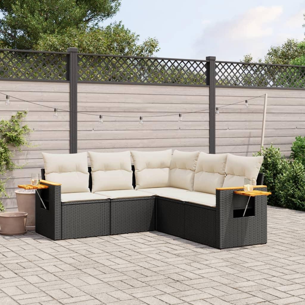 VidaXL Garten sofagarnitur poly-rattan