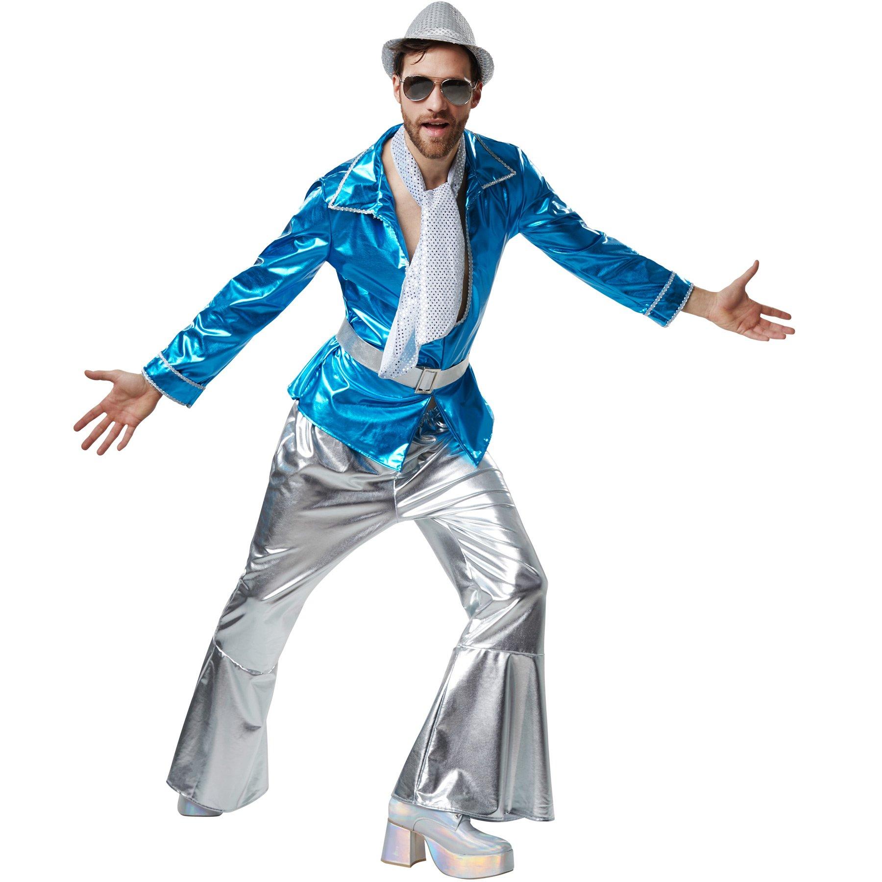 Tectake Herrenkostüm Disco Master