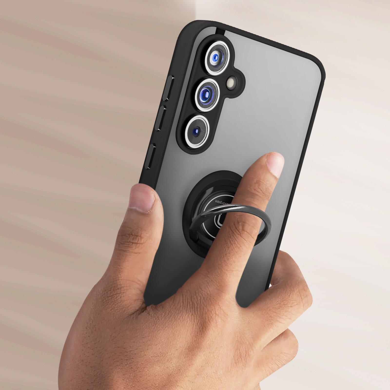 Avizar Ring-Hülle Samsung A55 Schwarz