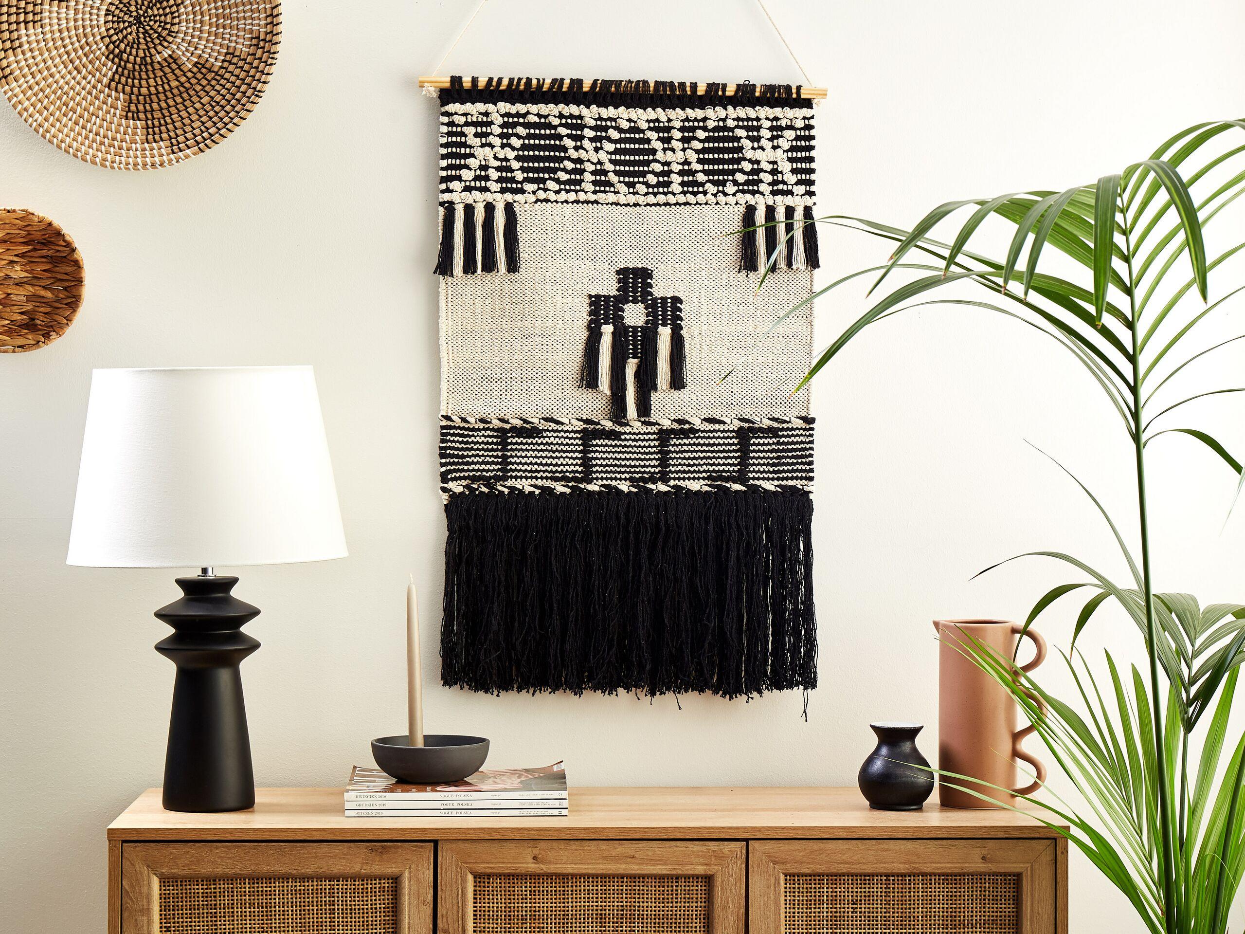 Beliani Wandbehang aus Baumwolle Boho LARKANA