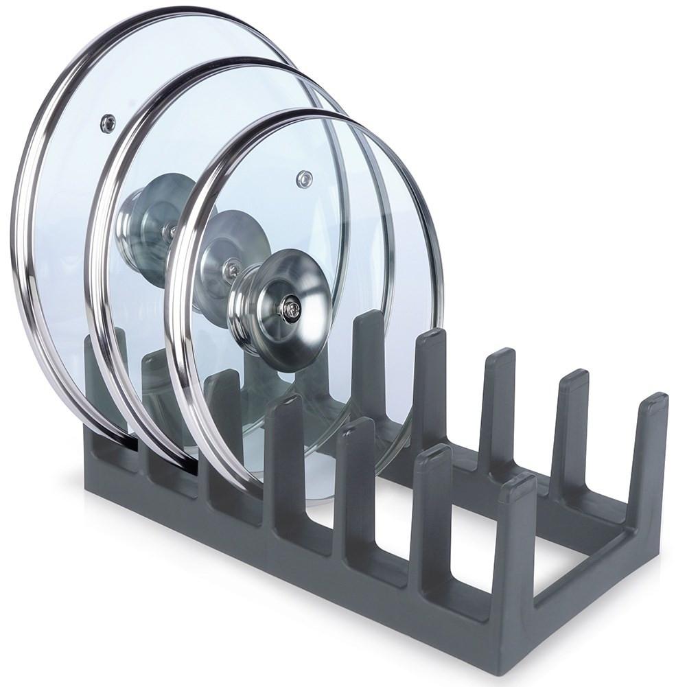B2X Praktischer Organizer ausem Kunststoff für Teller und Deckel