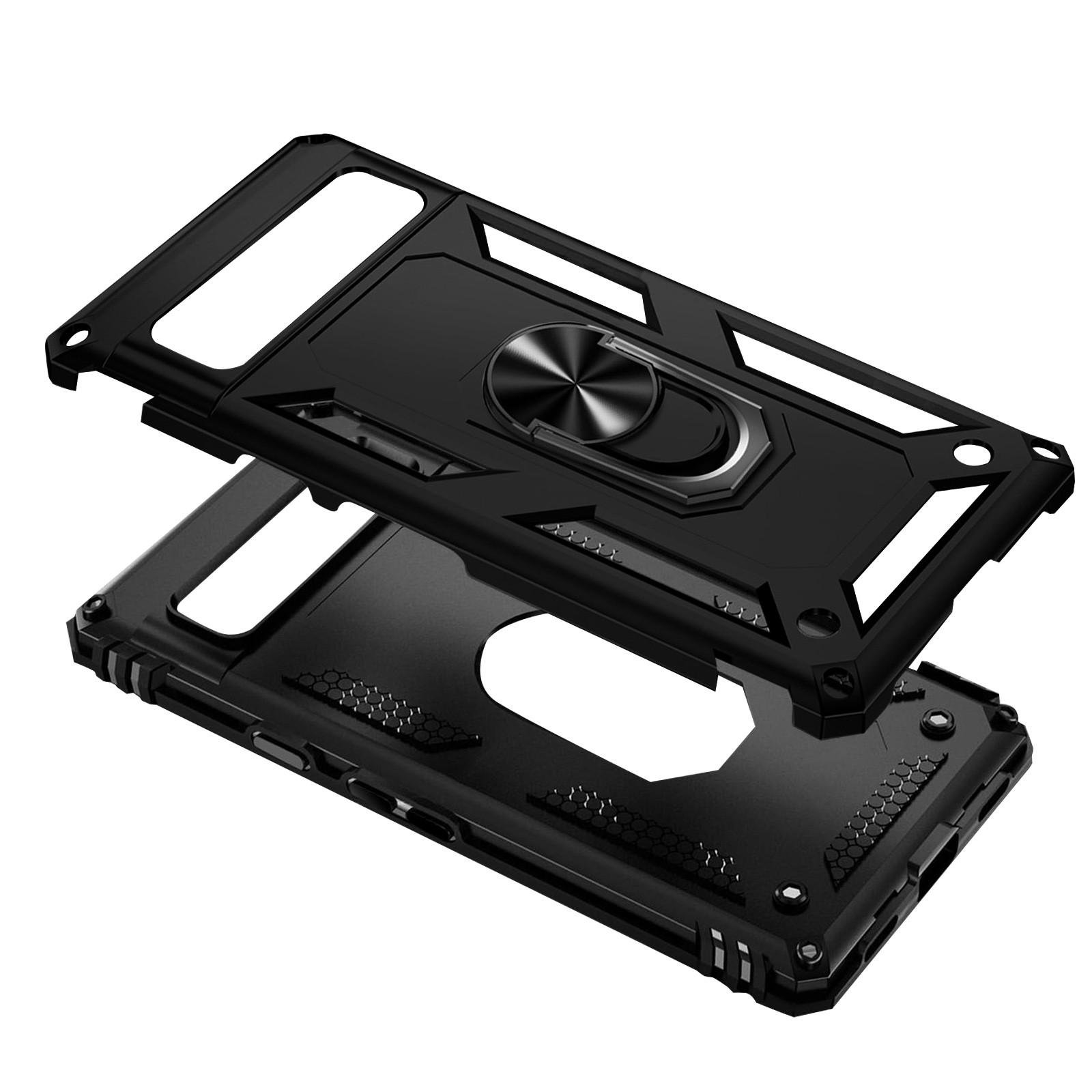 Avizar Ring Hülle Google Pixel 8 Pro Schwarz