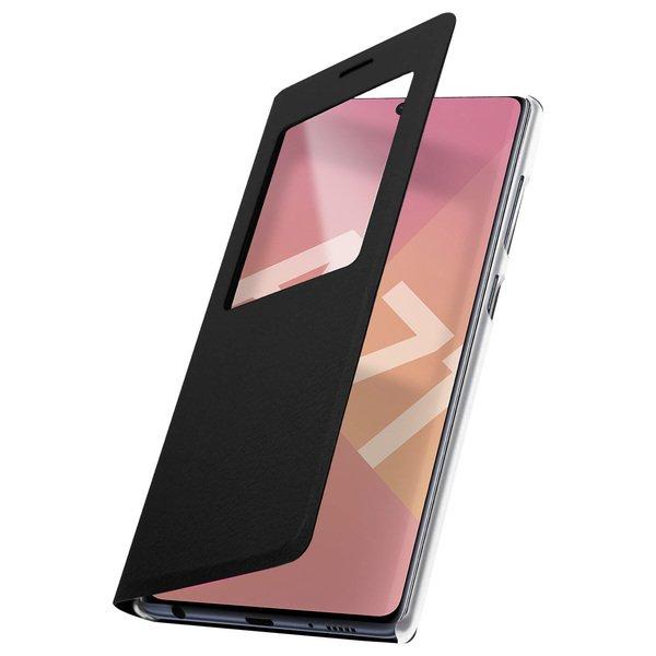 Avizar Flip View Cover Galaxy A71 Schwarz