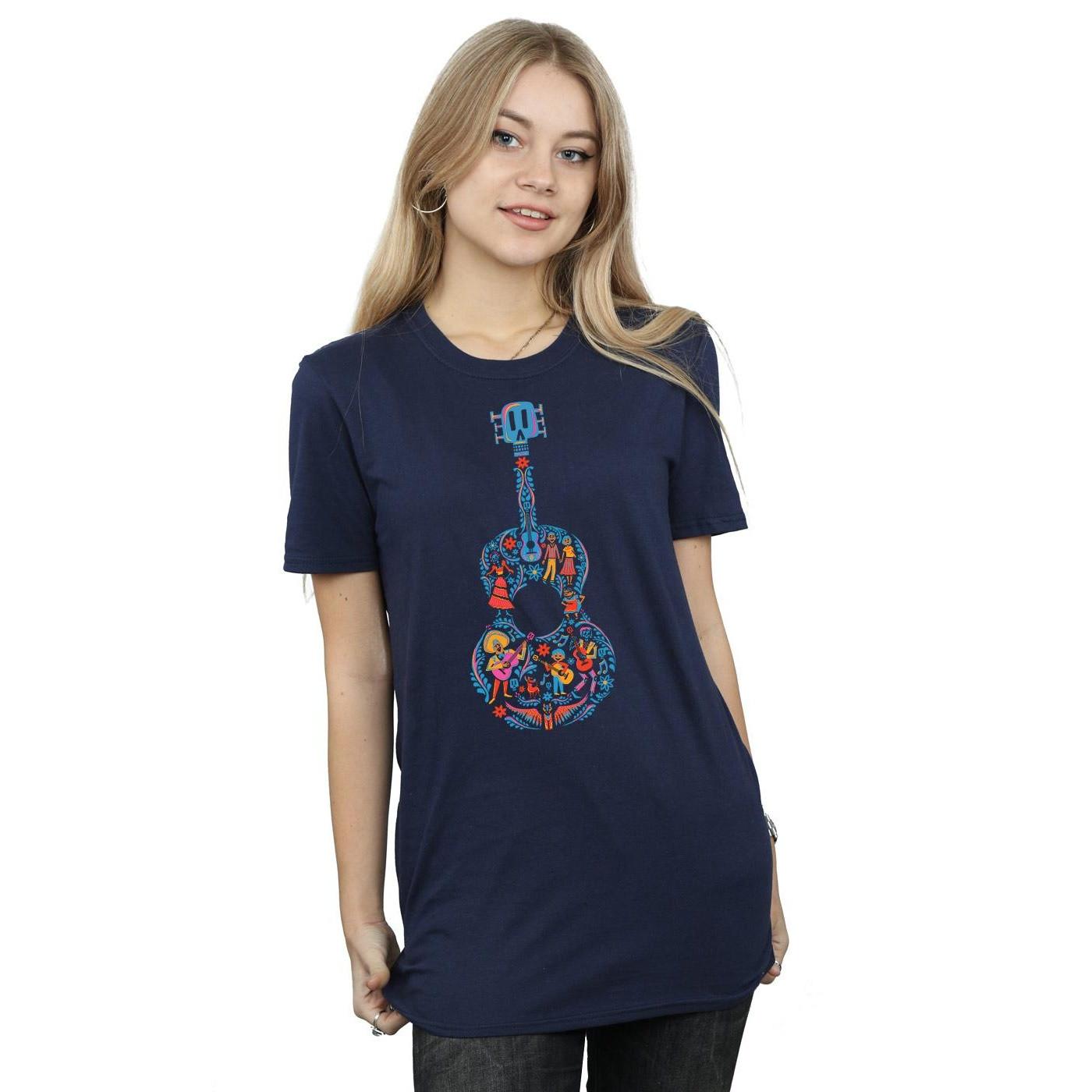 Disney Coco Gitarren Print T-Shirt