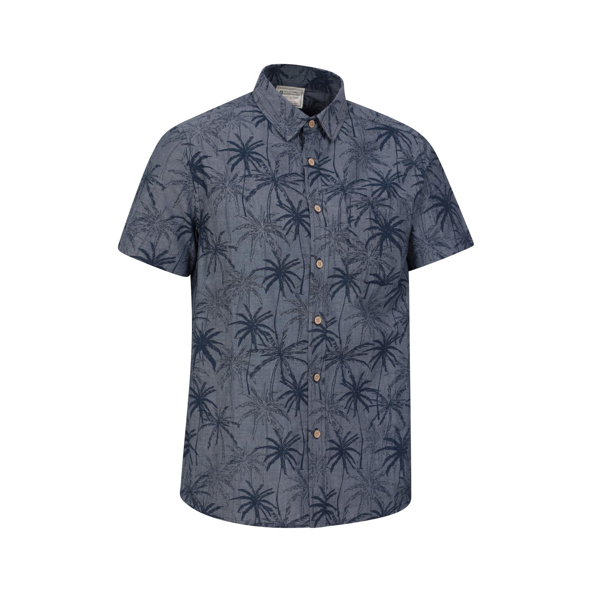 Mountain Warehouse Tropical Kurzarm Button-Down Hemd