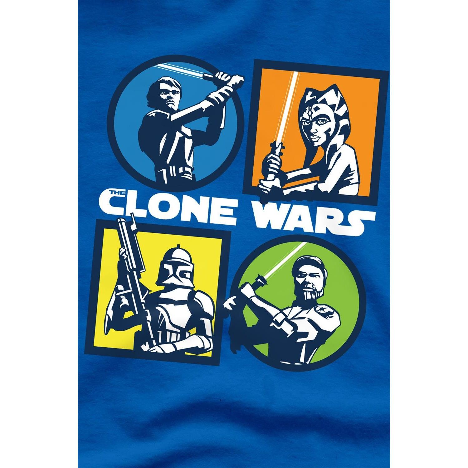 STAR WARS Clone Wars Bedrucktes T-Shirt